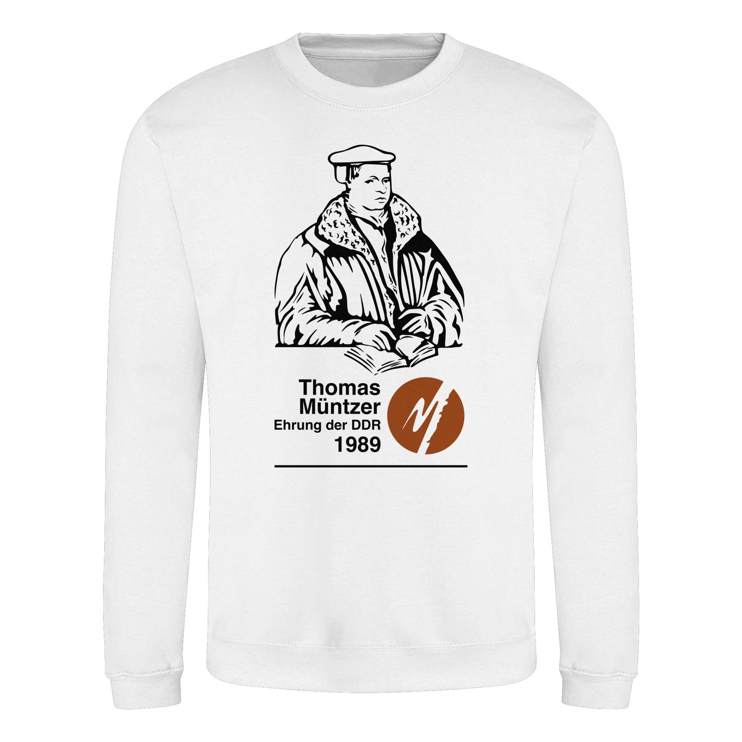 DDR Ostalgie Pullover Unisex • THOMAS MÜNTZER - EHRUNG DER DDR 1990