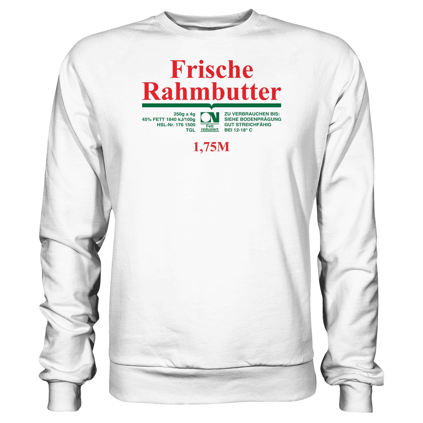 DDR Ostalgie Pullover Unisex • FRISCHE RAHMBUTTER - KONSUM