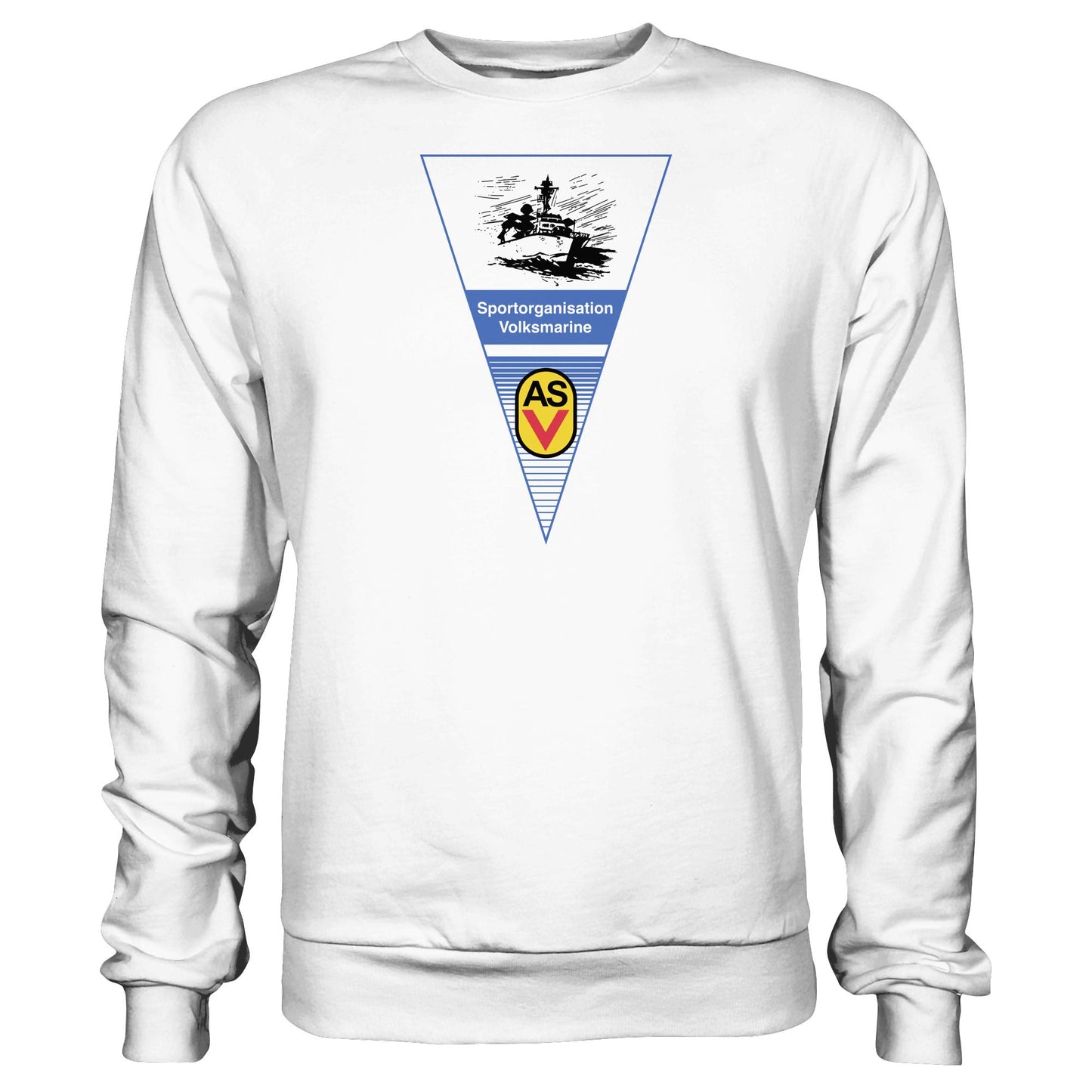 DDR Ostalgie Pullover Unisex • ASV SPORTORGANISATION VOLKSMARINE