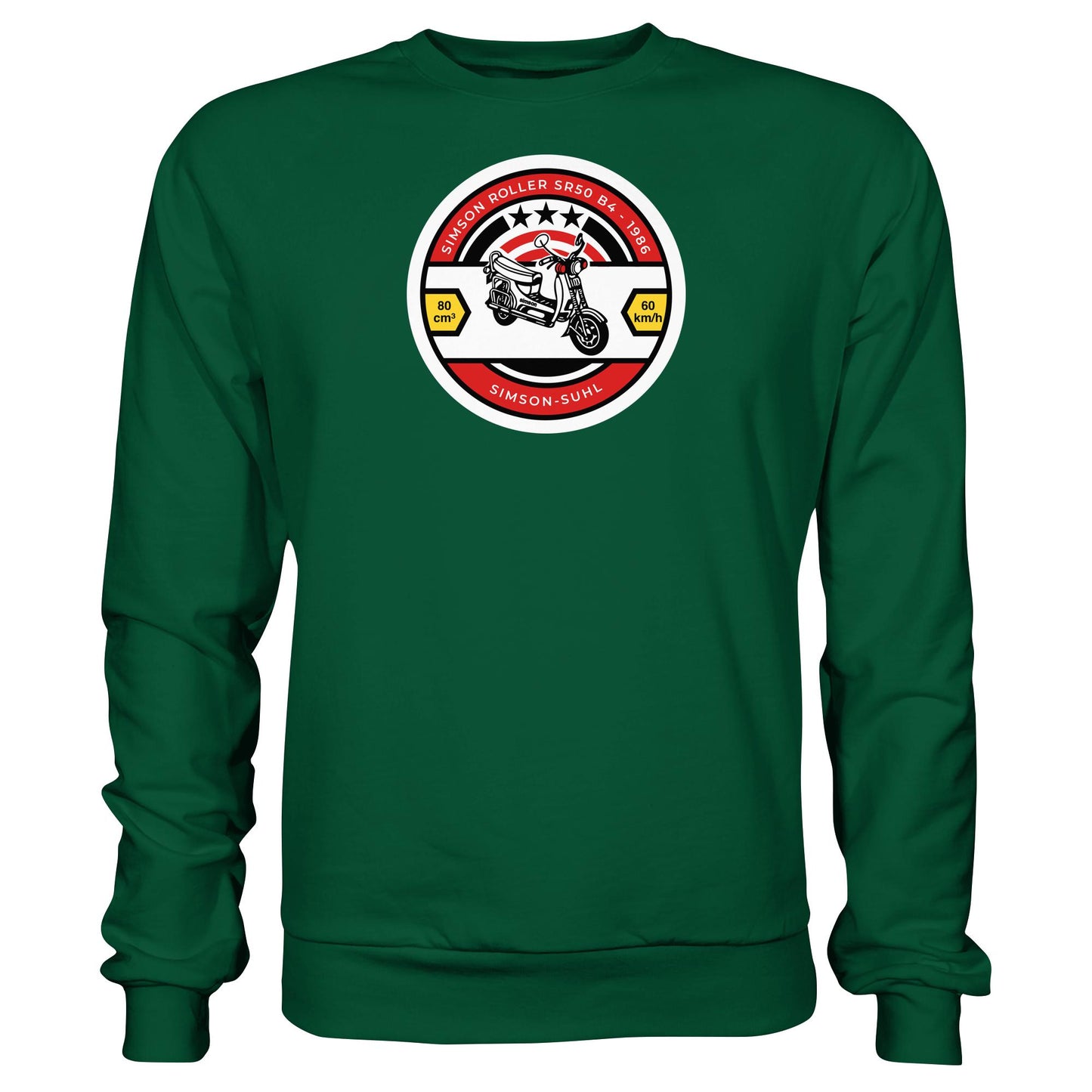 DDR Ostalgie Pullover Unisex • SIMSON SR50 - ORIGINAL BIERDECKEL