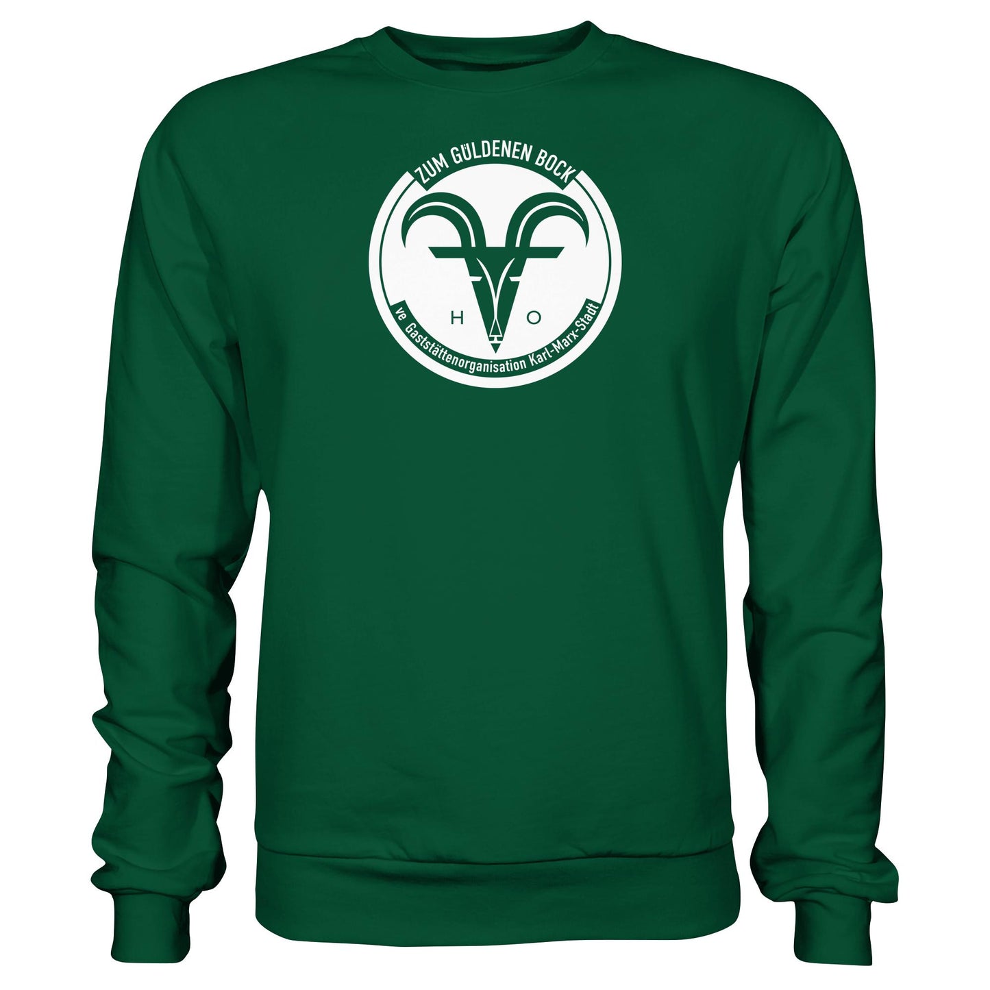 DDR Ostalgie Pullover Unisex • ZUM GÜLDENEN BOCK - VE GASTSTÄTTEN KARL-MARX-STADT