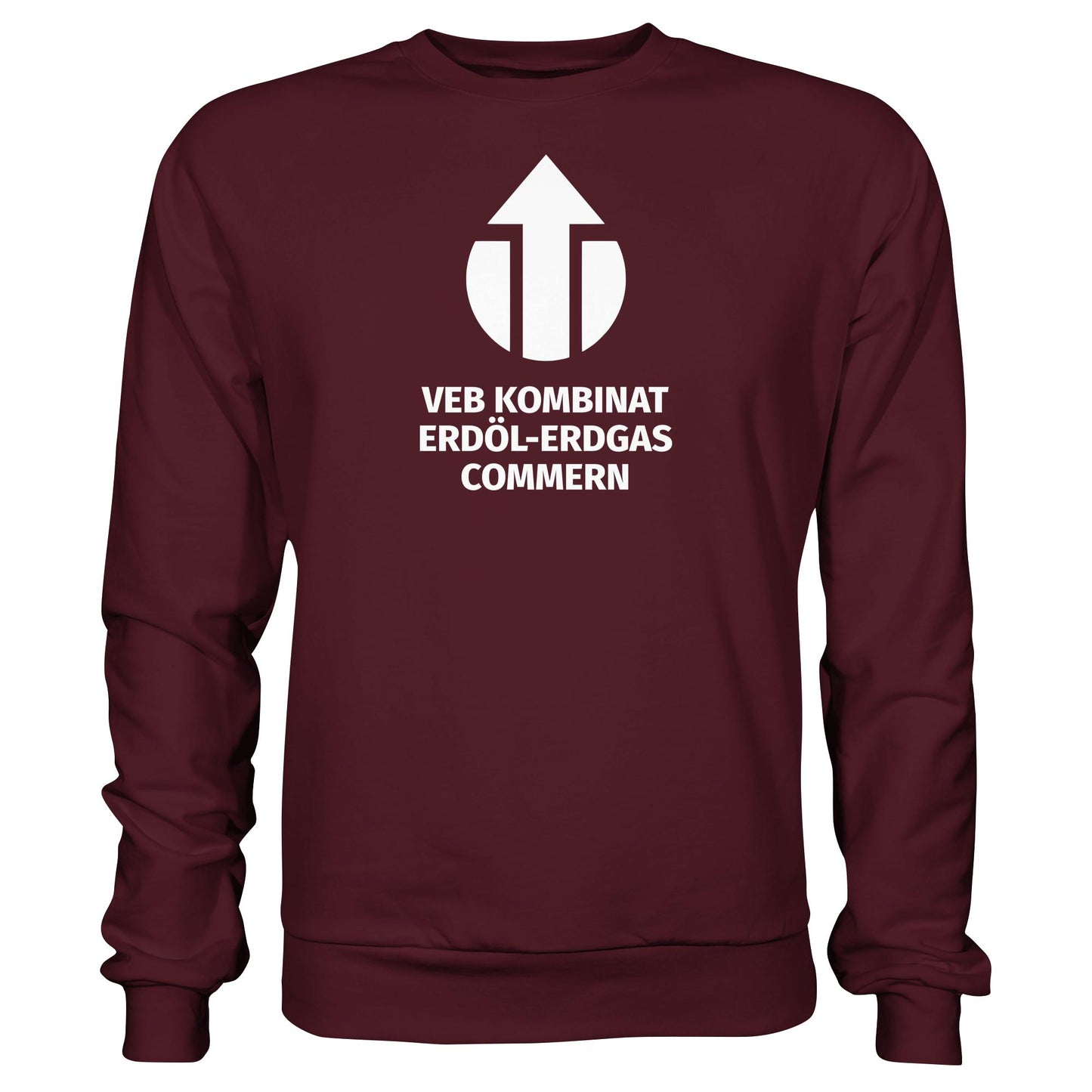 DDR Ostalgie Pullover Unisex • VEB KOMBINAT ERDÖL-ERDGAS COMMERN