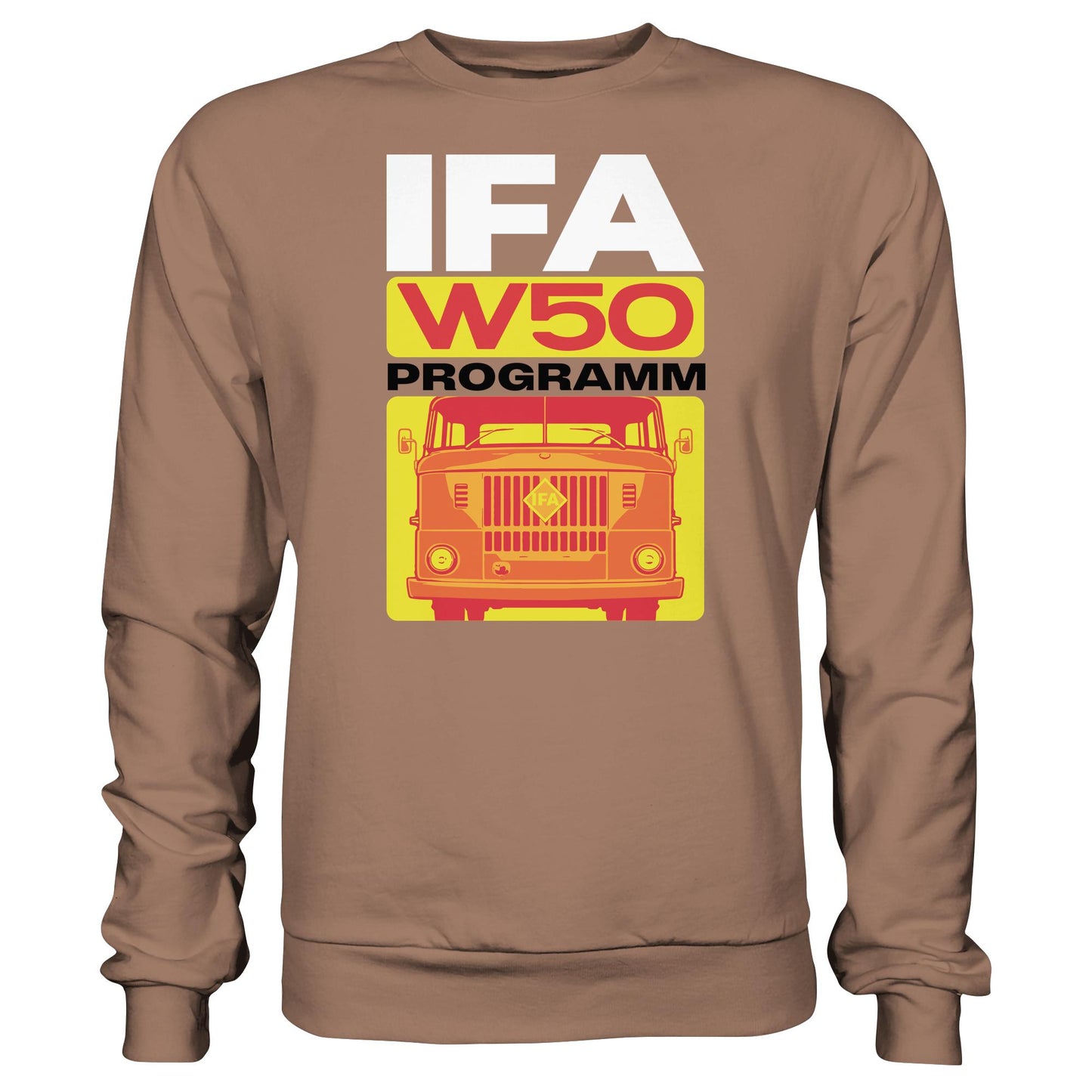 DDR Ostalgie Pullover Unisex • IFA W50 PROGRAMM (ORIGINAL COVER BROSCHÜRE)