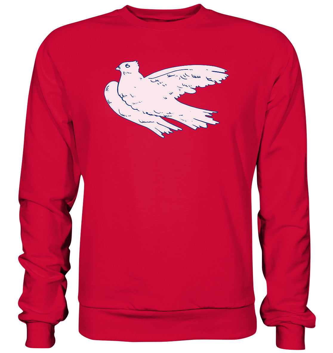 DDR Ostalgie Pullover Unisex • DDR - KLEINE WEISSE FRIEDENSTAUBE