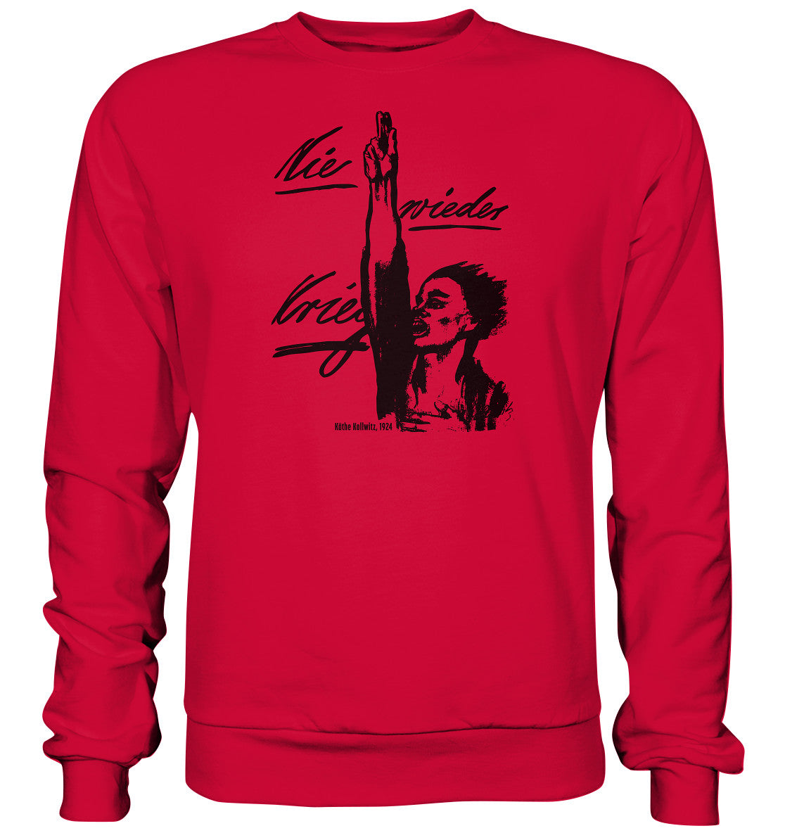 DDR Ostalgie Pullover Unisex • NIE WIEDER KRIEG - KÄTHE KOLLWITZ