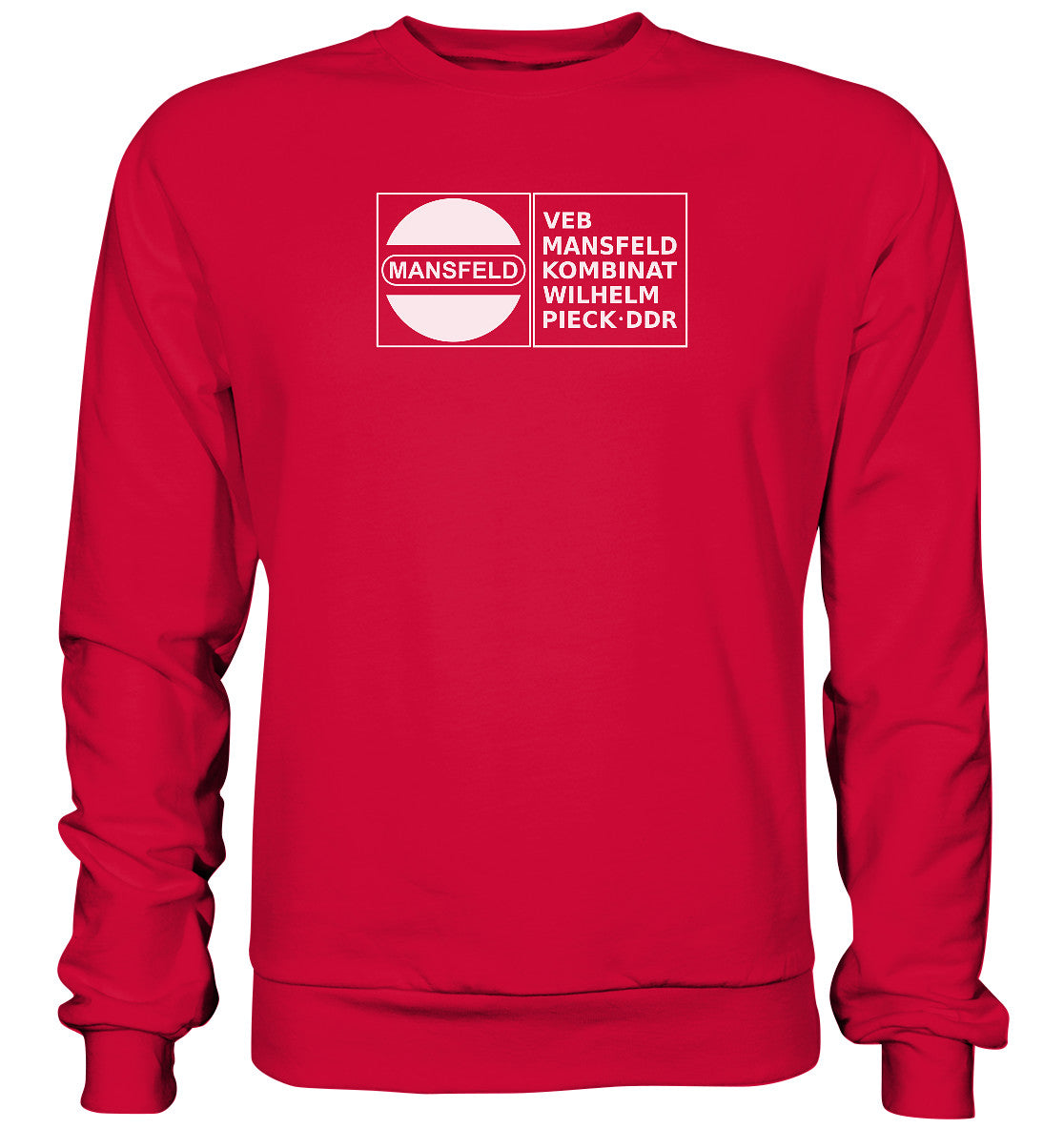 DDR Ostalgie Pullover Unisex • VEB MANSFELD KOMBINAT