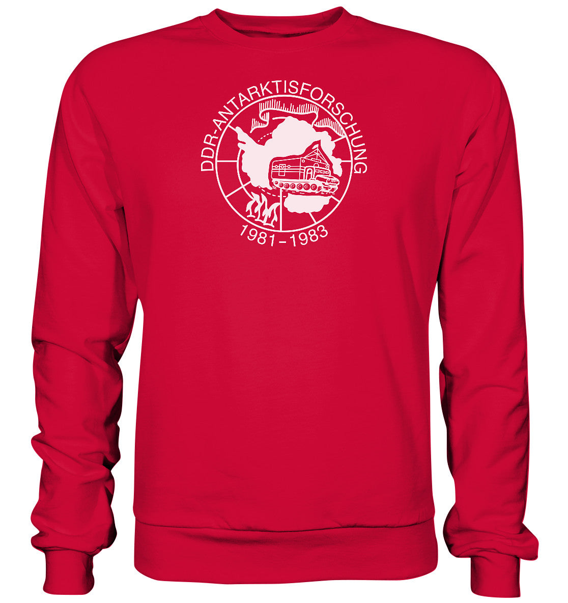 DDR Ostalgie Pullover Unisex • ANTARKTISFORSCHUNG DER DDR - 1981-1983