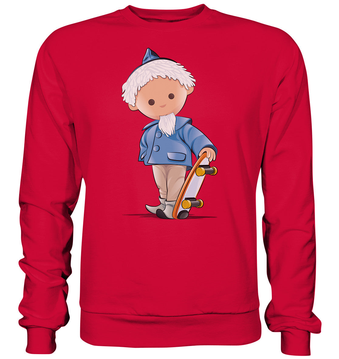 DDR Ostalgie Pullover Unisex • UNSER SANDMÄNNCHEN - ROLLBRETT-SKATER