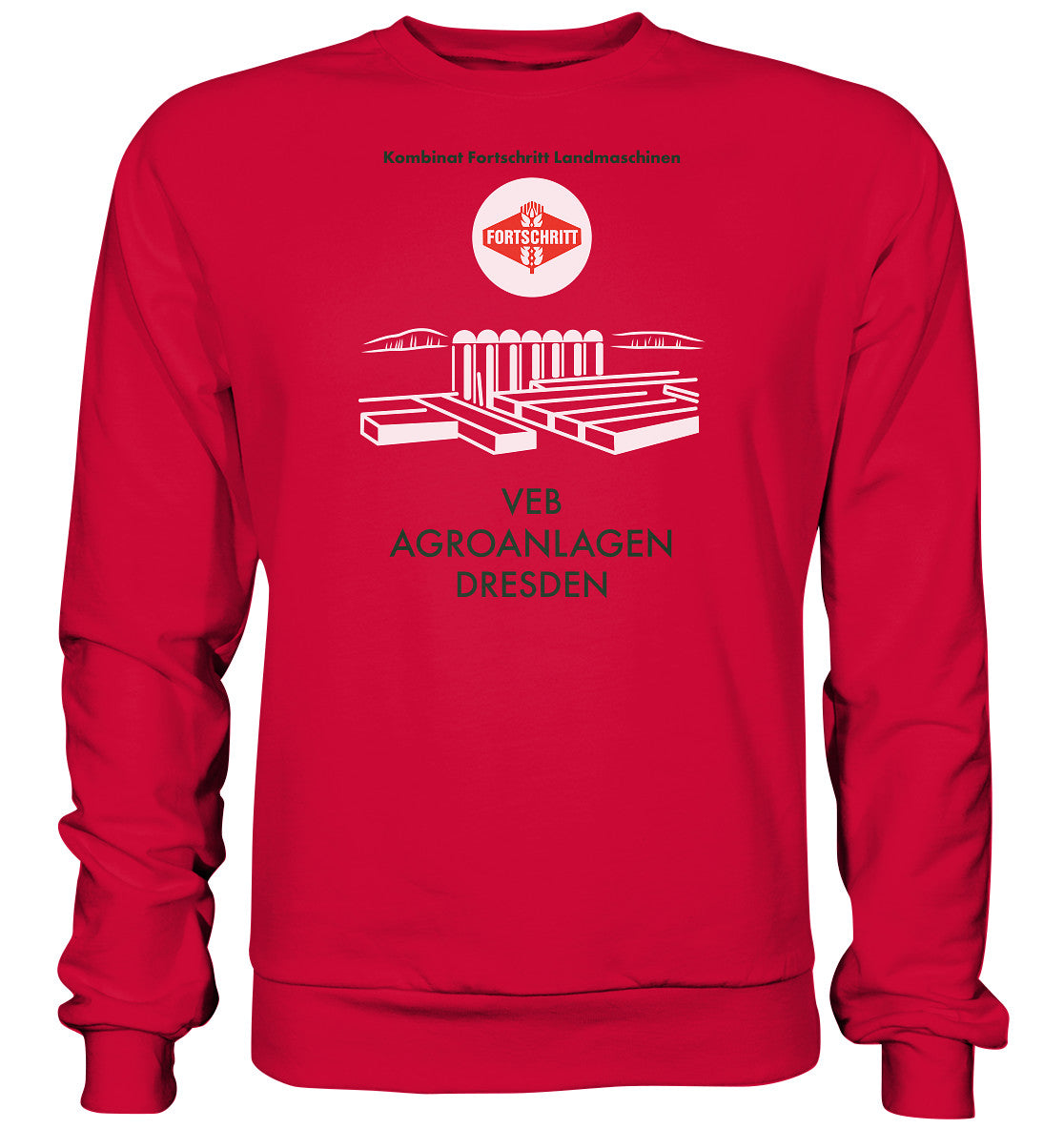 DDR Ostalgie Pullover Unisex • VEB AGROANLAGEN DRESDEN