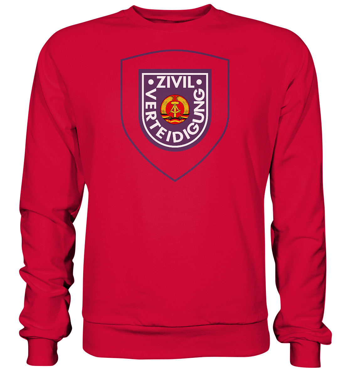 DDR Ostalgie Pullover Unisex • DDR ZIVILVERTEIDIGUNG