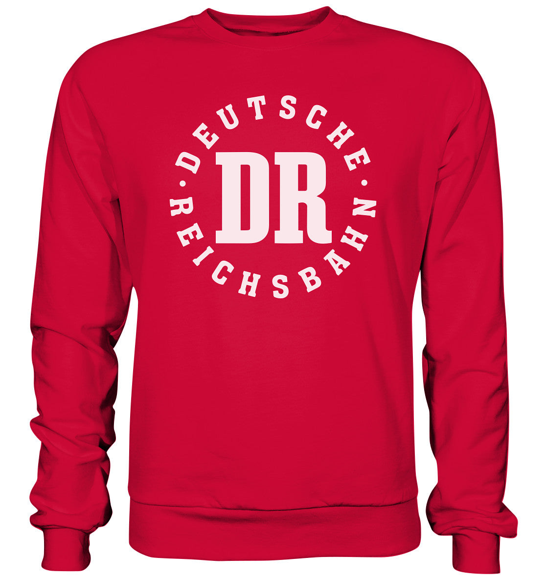 DDR Ostalgie Pullover Unisex •  DR - DEUTSCHE REICHSBAHN - dunkel
