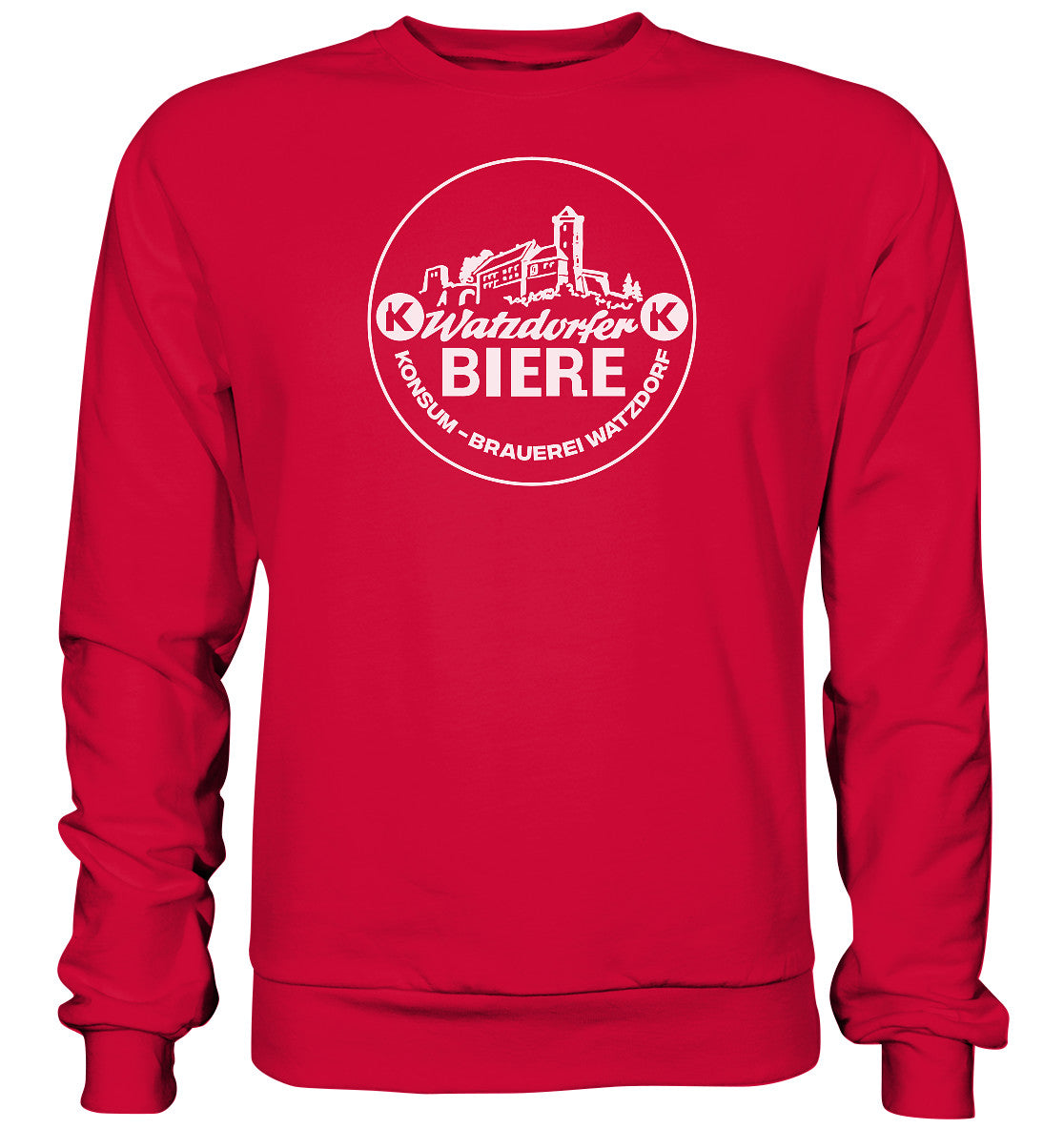 DDR Ostalgie Pullover Unisex • KONSUM-BRAUEREI WATZDORF