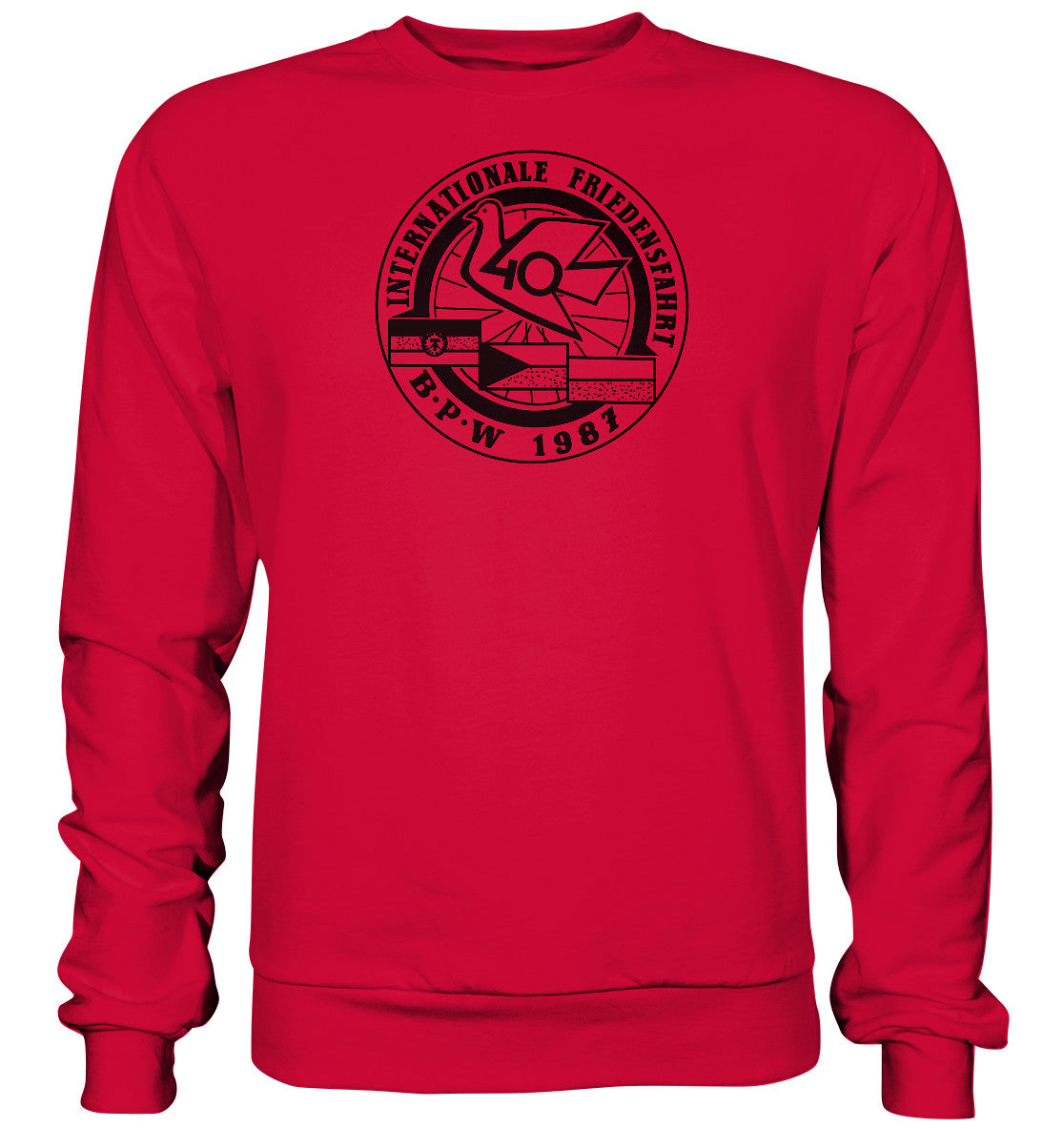 DDR Ostalgie Pullover Unisex • INTERNATIONALE FRIEDENSFAHRT 1987