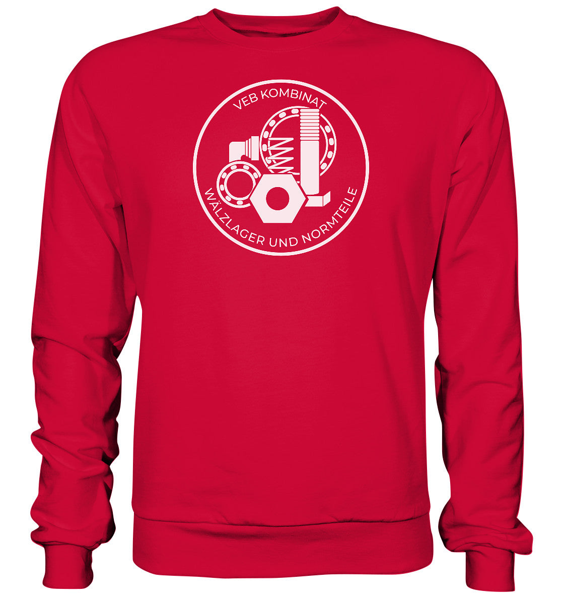 DDR Ostalgie Pullover Unisex • VEB WÄLZLAGER UND NORMTEILE KARL-MARX-STADT