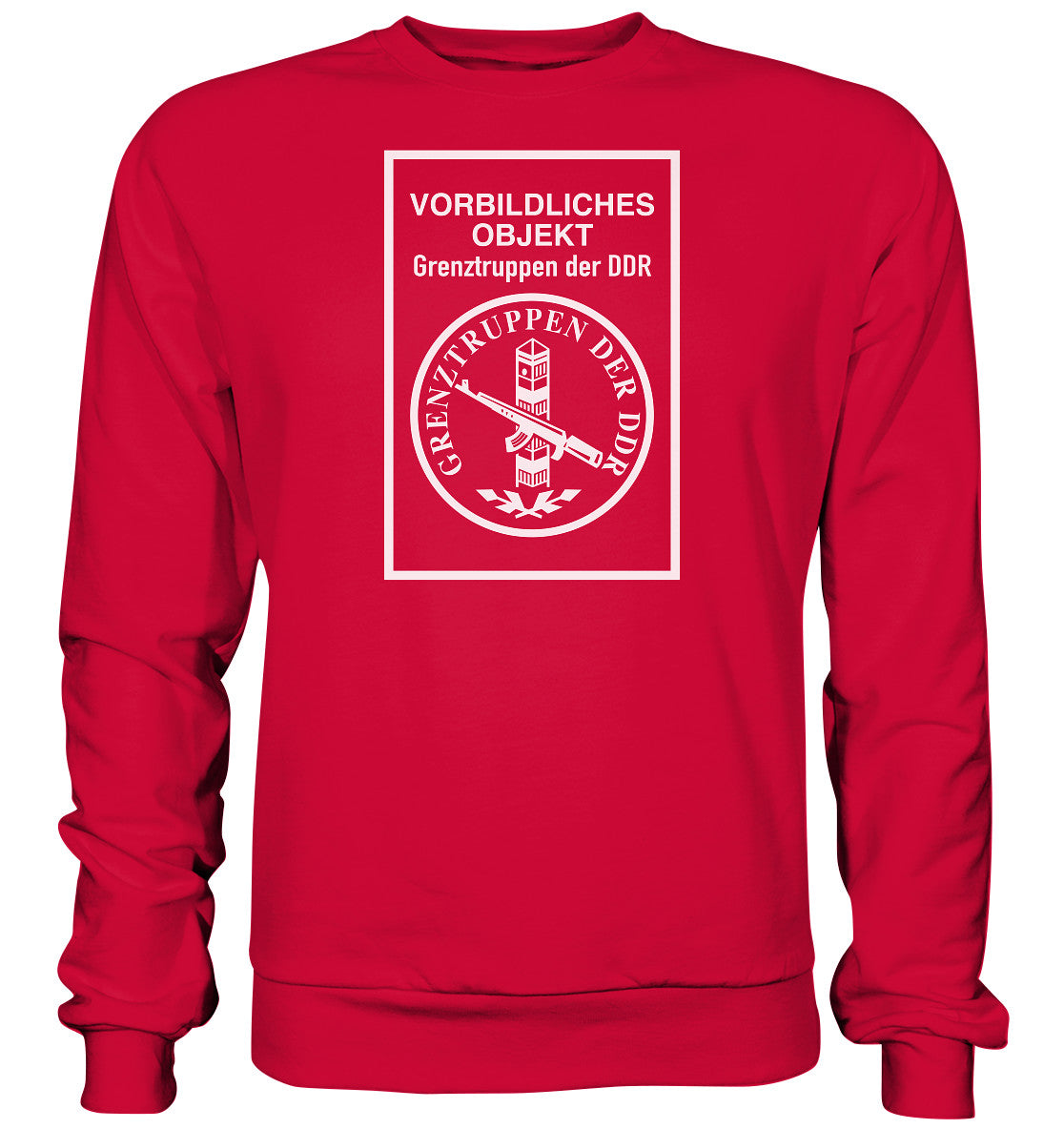 DDR Ostalgie Pullover Unisex • VORBILDLICHES OBJEKT - GRENZTRUPPEN DER DDR