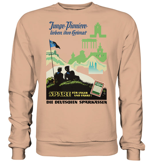 DDR Ostalgie Pullover Unisex • JUNGE PIONIERE LIEBEN IHRE HEIMAT