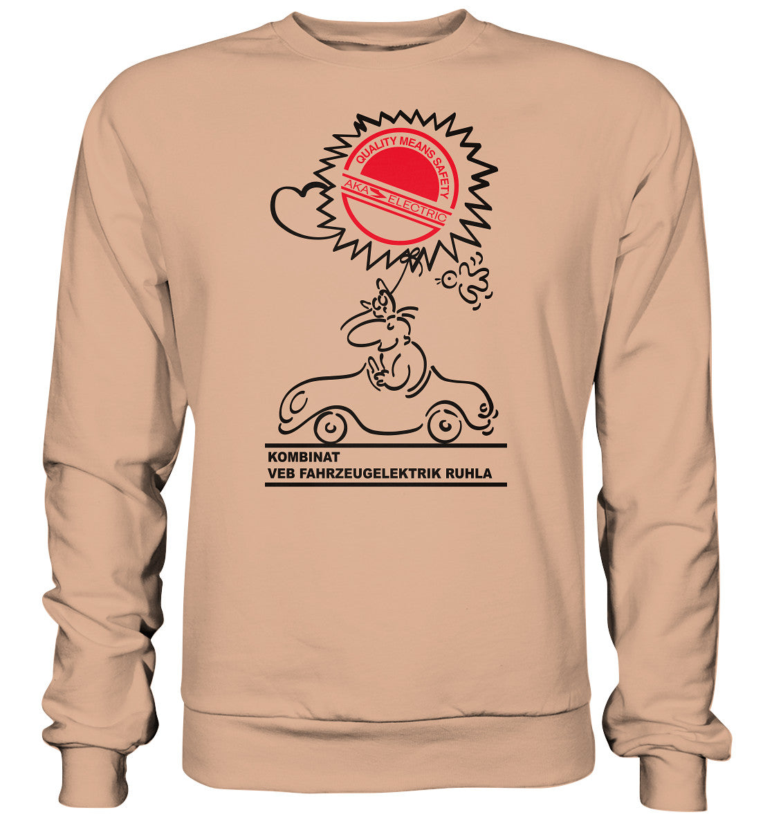 DDR Ostalgie Pullover Unisex • AKA ELEKTRIK - VEB FAHRZEUGELEKTRIK RUHLA