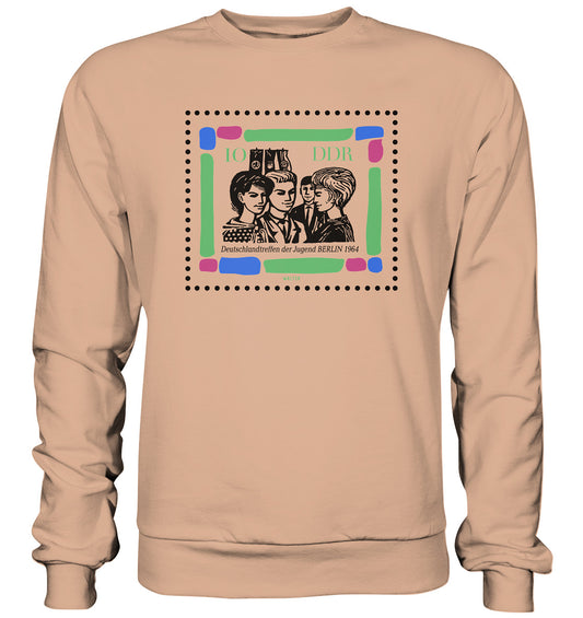 DDR Ostalgie Pullover Unisex • BRIEFMARKE - DEUTSCHLANDTREFFEN DER JUGEND