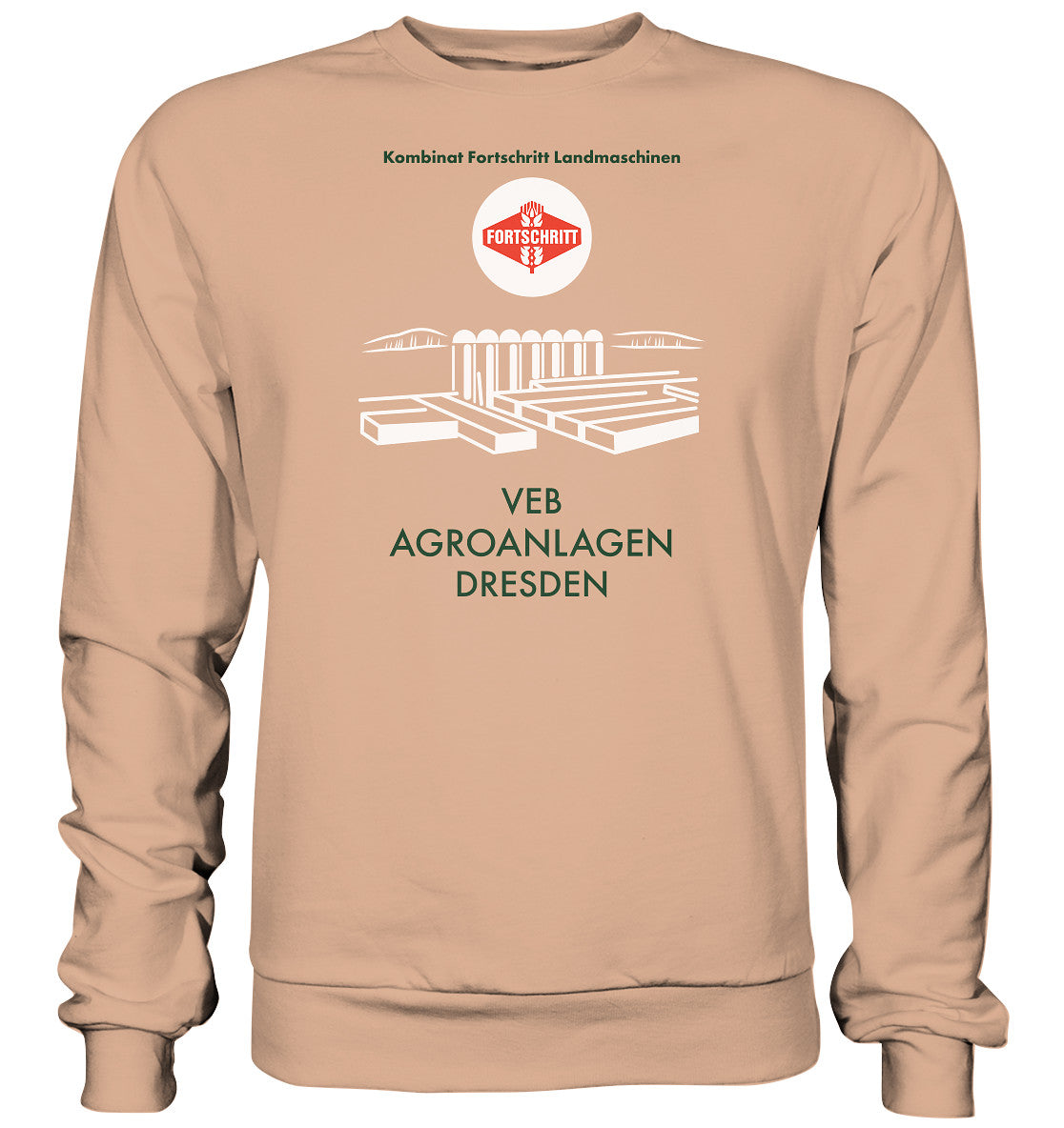 DDR Ostalgie Pullover Unisex • VEB AGROANLAGEN DRESDEN