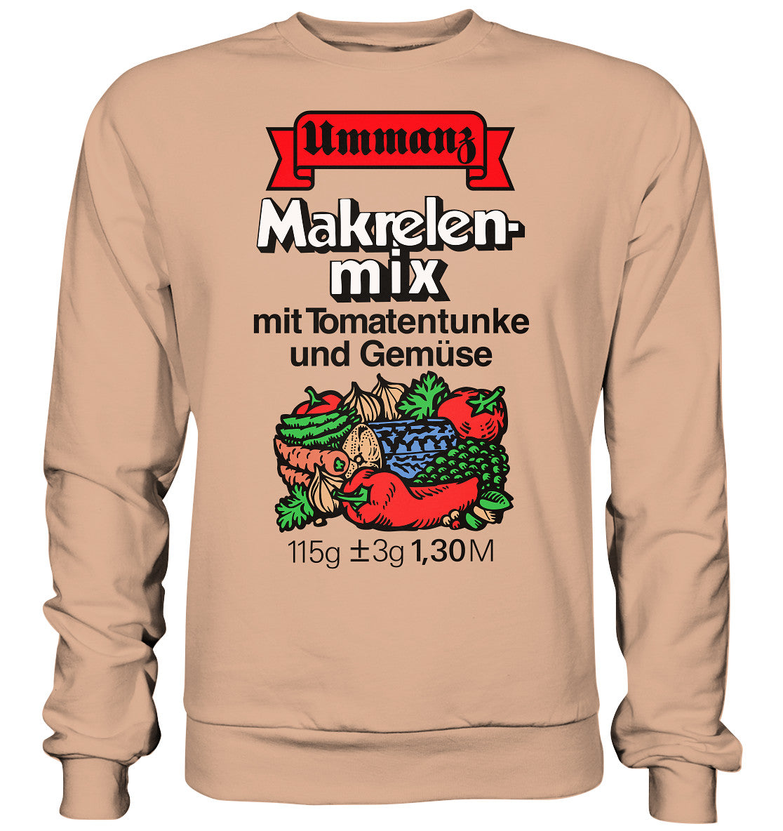 DDR Ostalgie Pullover Unisex • UMMANZ - MAKRELENMIX