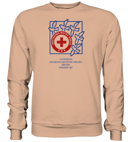 DDR Ostalgie Pullover Unisex • 10. KONGRESS DES DRK DRESDEN 1987