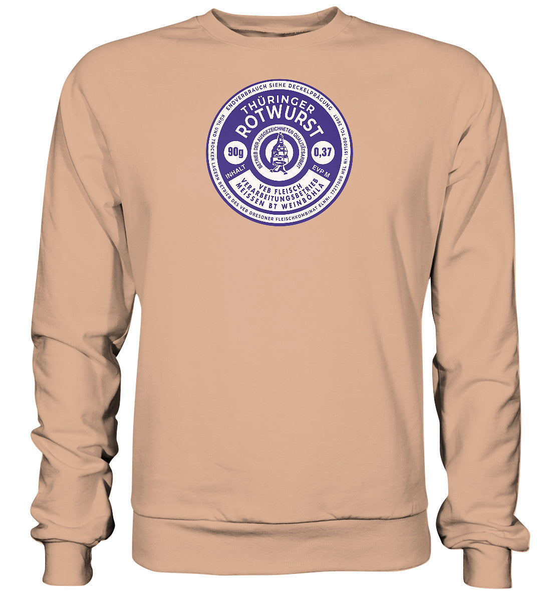 DDR Ostalgie Pullover Unisex • THÜRINGER ROTWURST