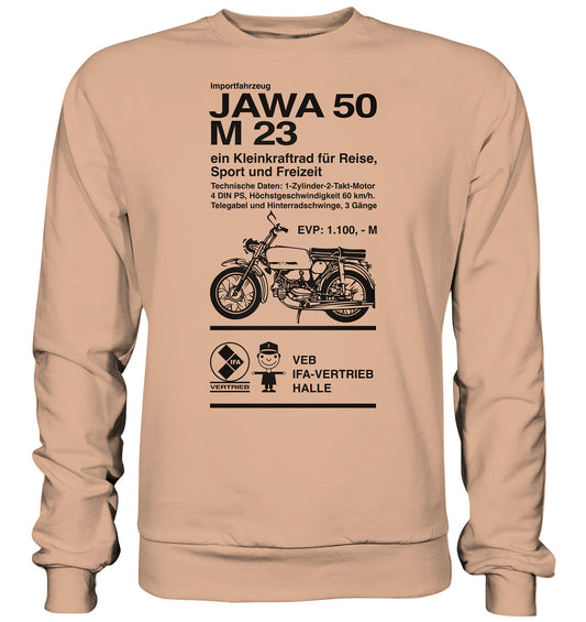 DDR Ostalgie Pullover Unisex • JAWA 50 M23 - ORIGINALPLAKAT