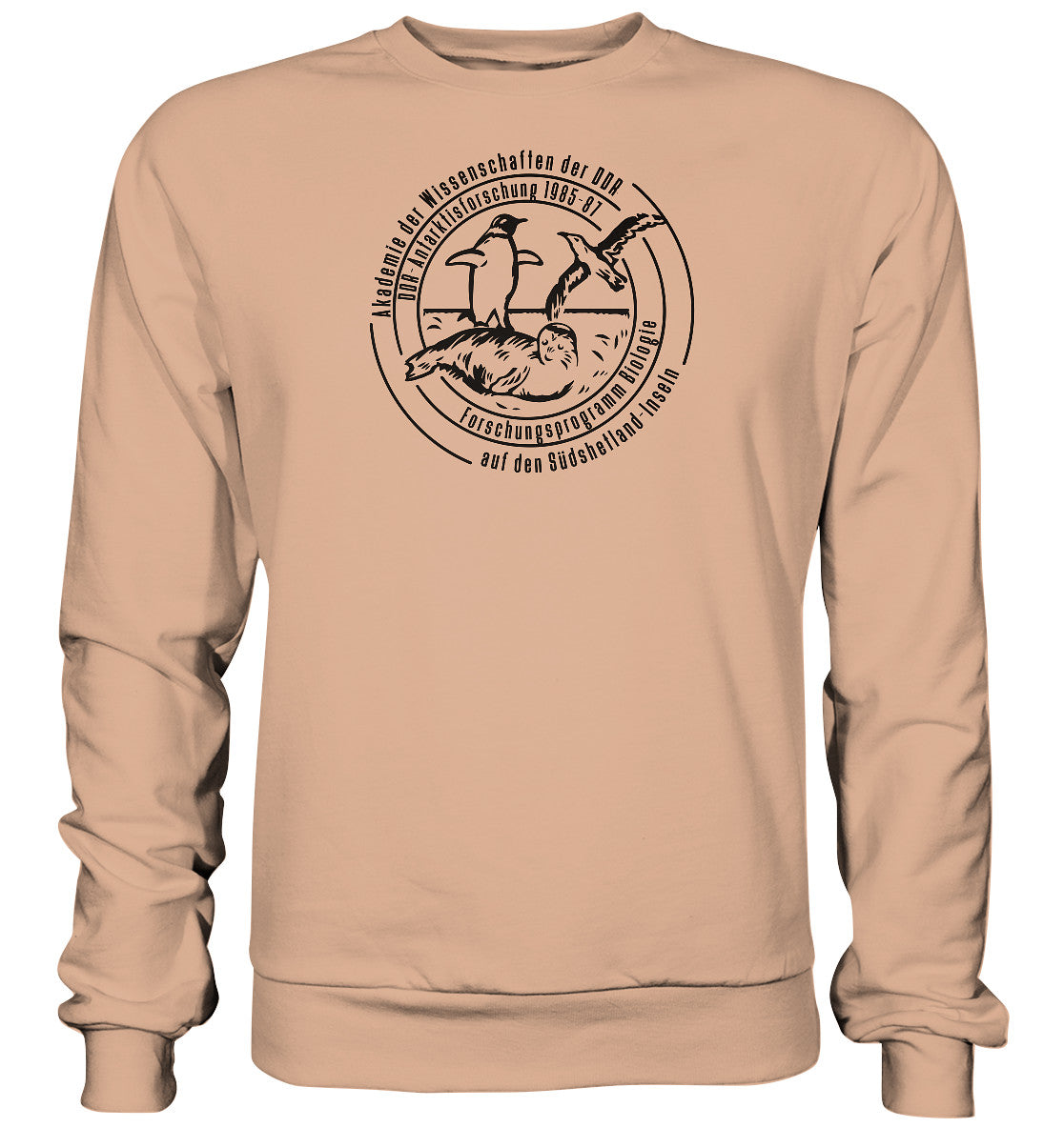 DDR Ostalgie Pullover Unisex • ANTARKTISFORSCHUNG DER DDR - 1985-1987 - POSTSTEMPEL