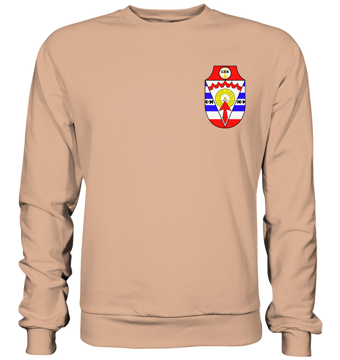 DDR Ostalgie Pullover Unisex • DDR GRENZBRIGADE KÜSTE BRUST BADGE
