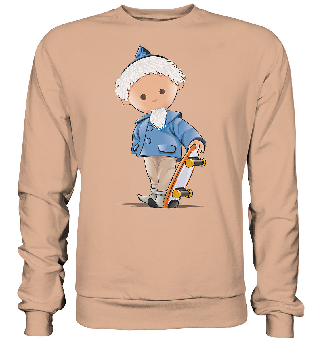 DDR Ostalgie Pullover Unisex • UNSER SANDMÄNNCHEN - ROLLBRETT-SKATER