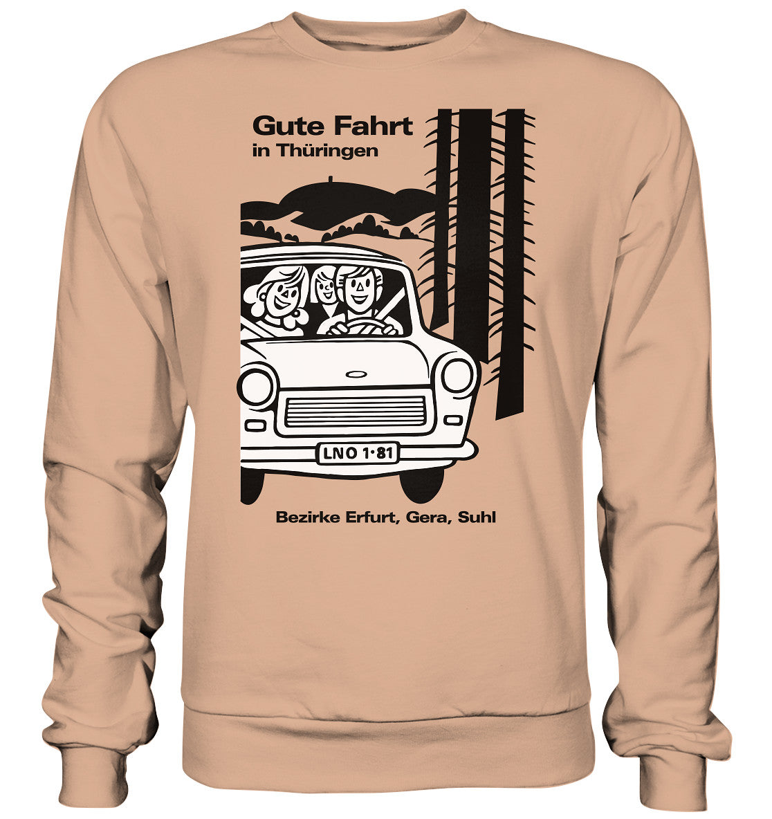 DDR Ostalgie Pullover Unisex • GUTE FAHRT IN THÜRINGEN