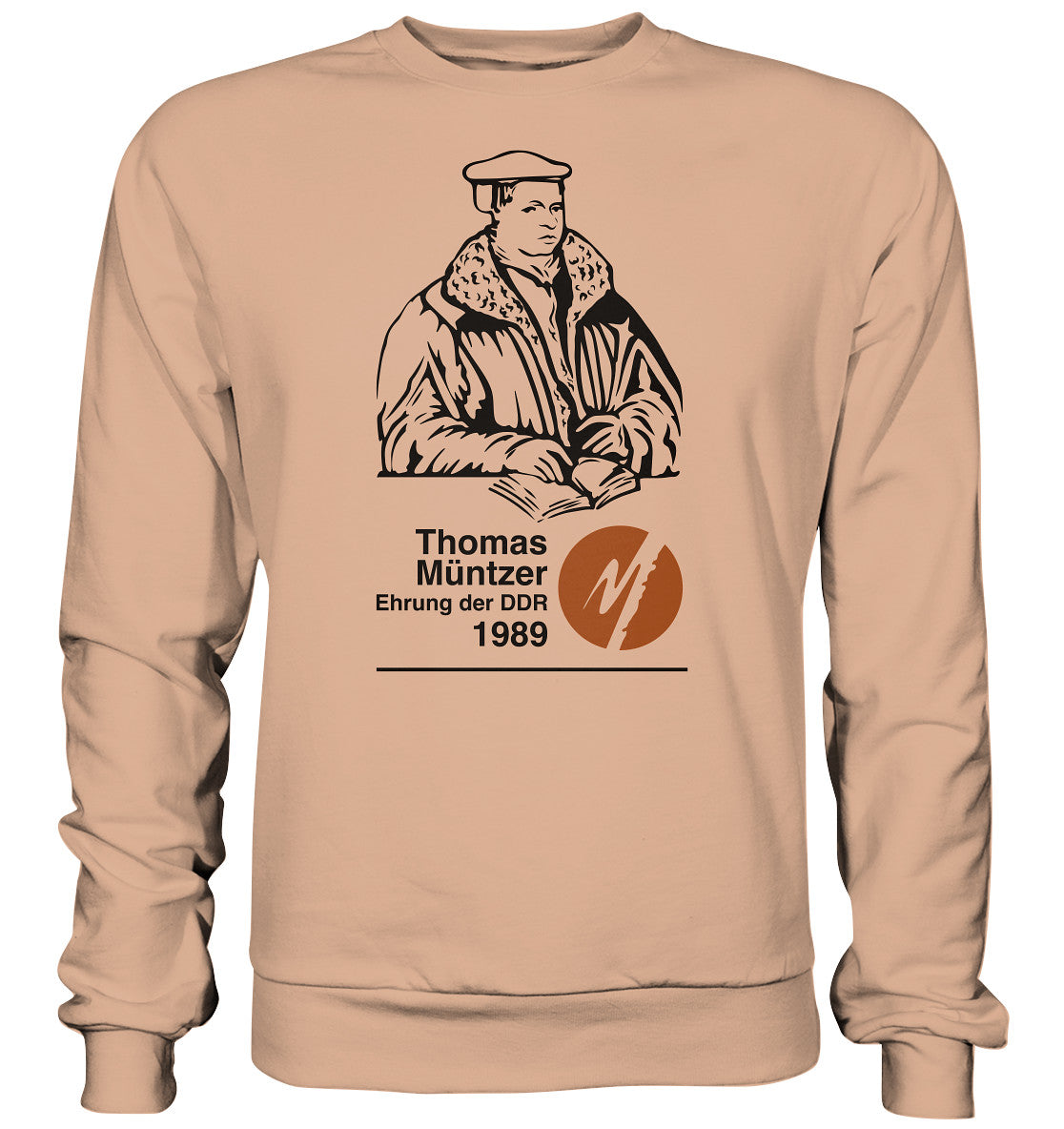 DDR Ostalgie Pullover Unisex • THOMAS MÜNTZER - EHRUNG DER DDR 1990