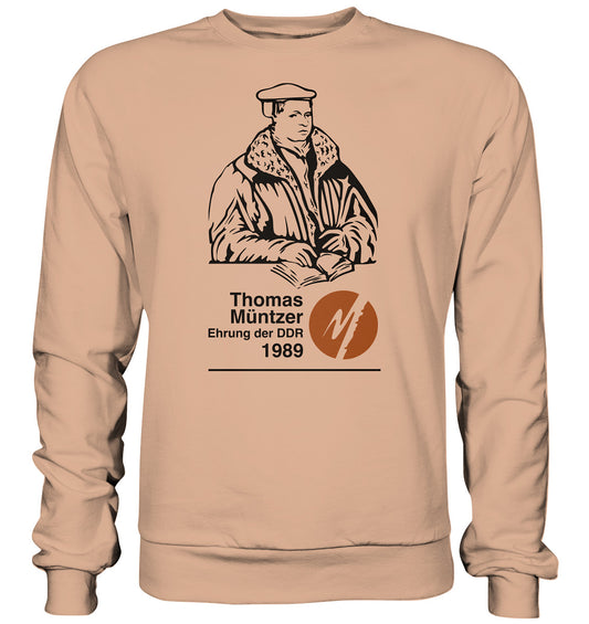 DDR Ostalgie Pullover Unisex • THOMAS MÜNTZER - EHRUNG DER DDR 1990