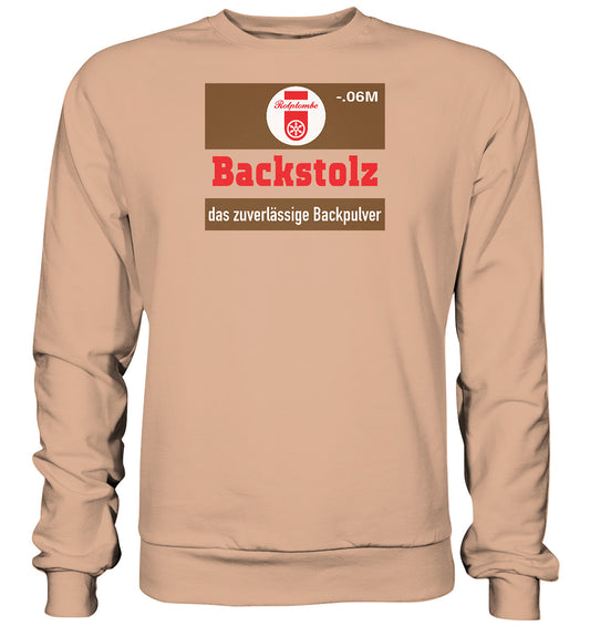 DDR Ostalgie Pullover Unisex • BACKSTOLZ BACKPULVER