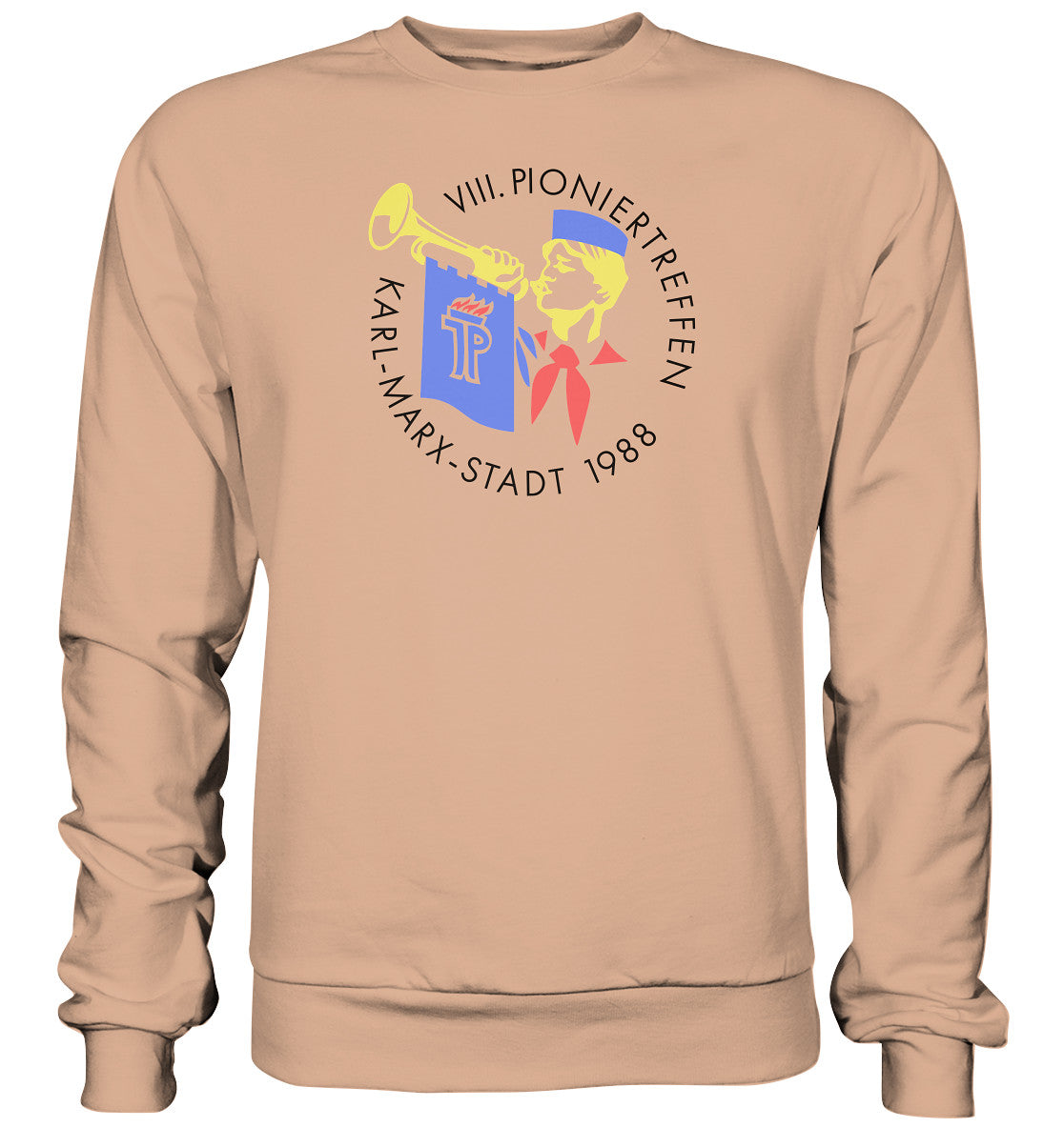 PULLOVER UNISEX • 8. PIONIERTREFFEN KARL-MARX-STADT - hell