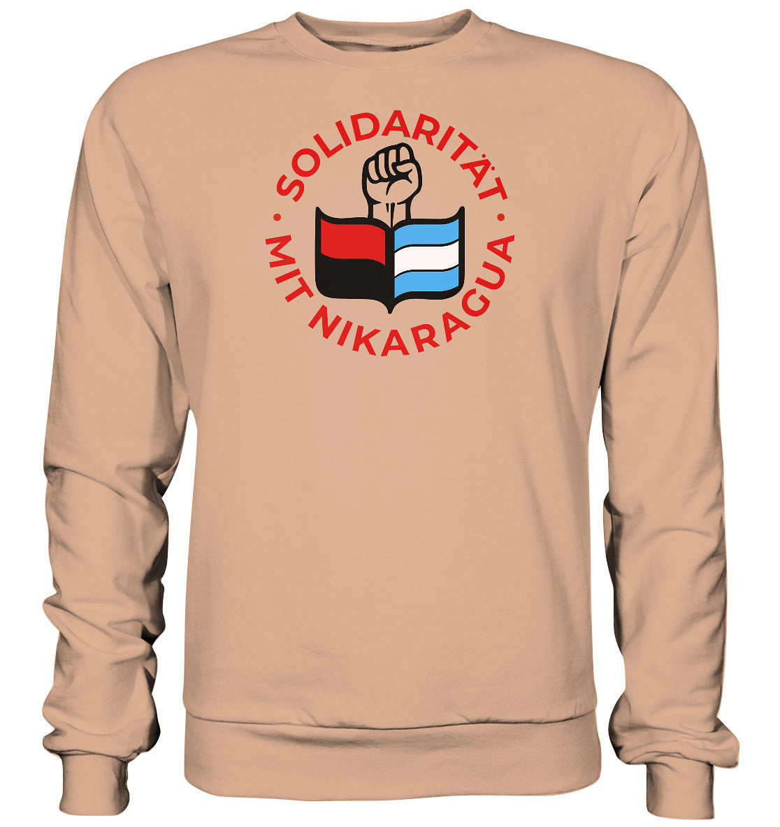 DDR Ostalgie Pullover Unisex • SOLIDARITÄT MIT NIKARAGUA