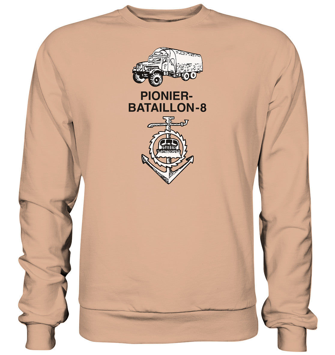 DDR Ostalgie Pullover Unisex • NVA PIONIERBATAILLON 8