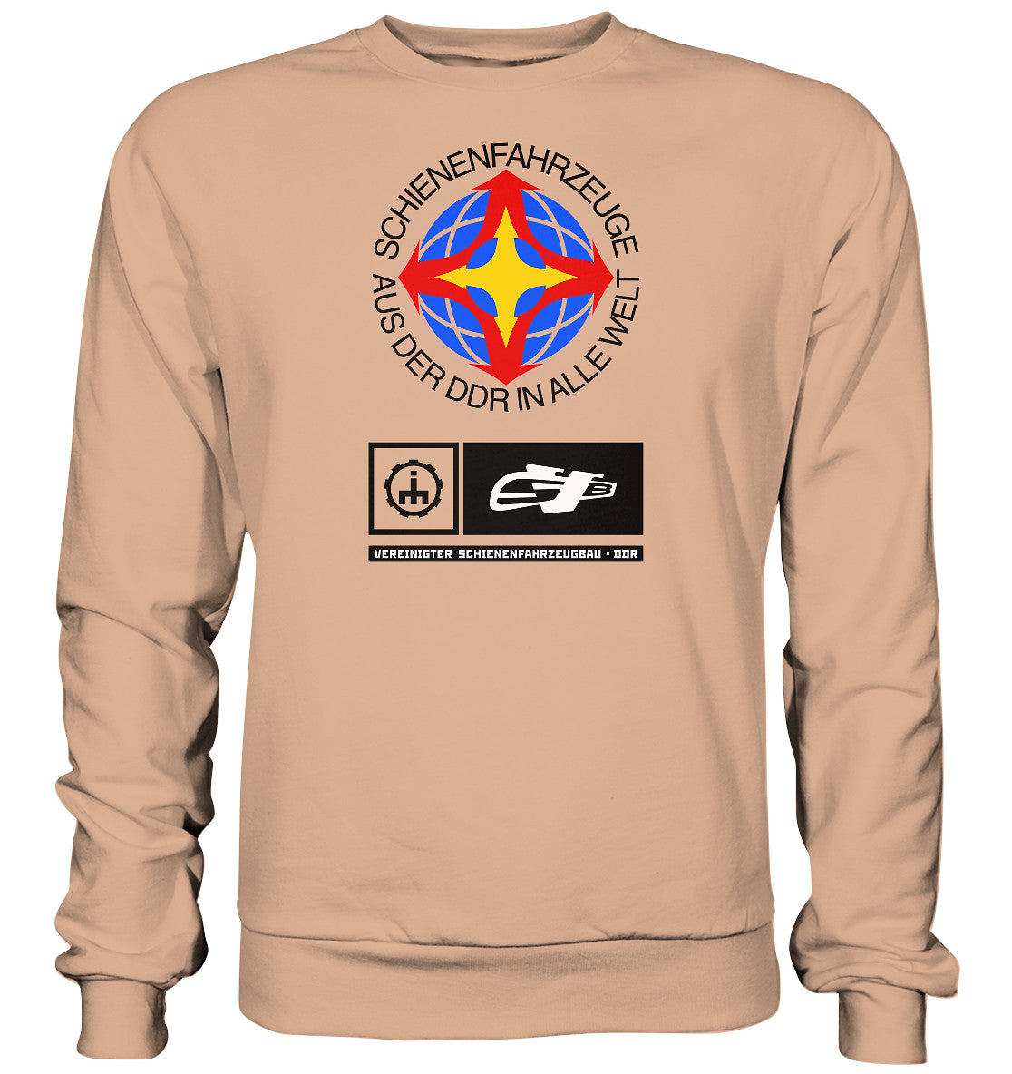 DDR Ostalgie Pullover Unisex • VEREINIGTER SCHIENENFAHRZEUGBAU DDR