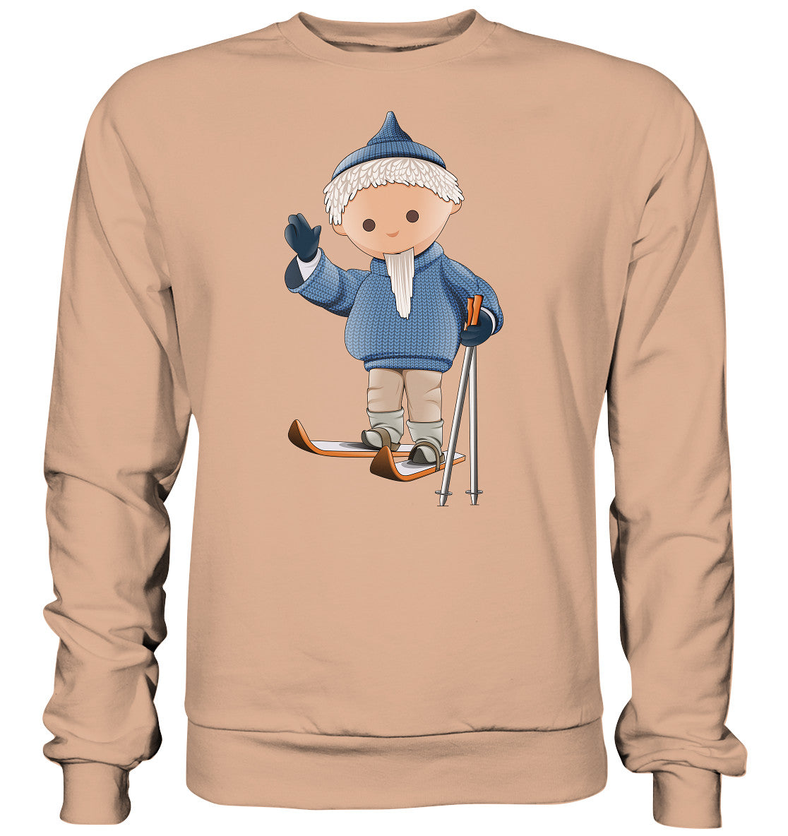DDR Ostalgie Pullover Unisex • UNSER SANDMÄNNCHEN - AUF SKIERN (PU 422)