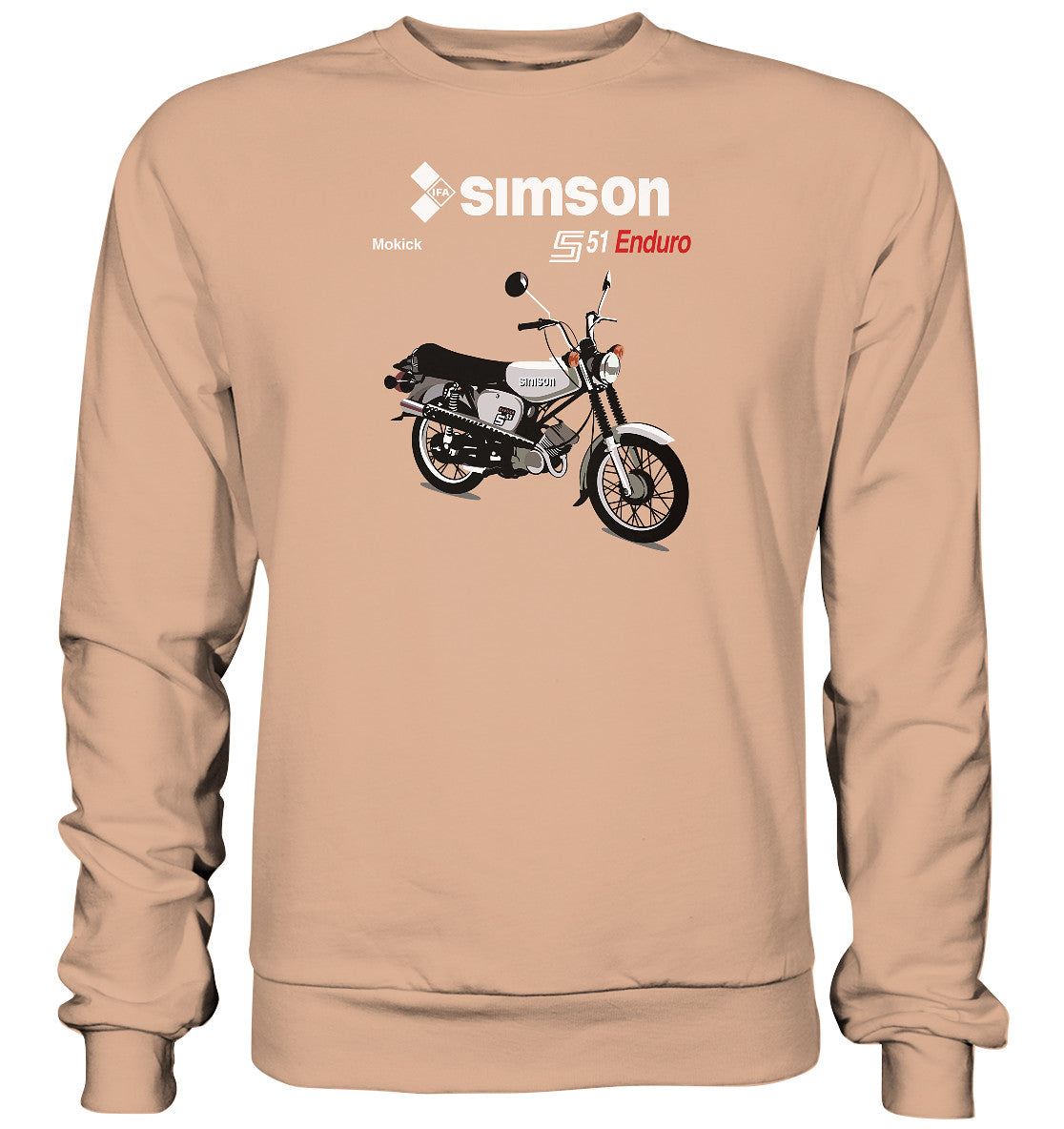DDR Ostalgie Pullover Unisex • SIMSON ENDURO - ORIGINAL PROSPEKT