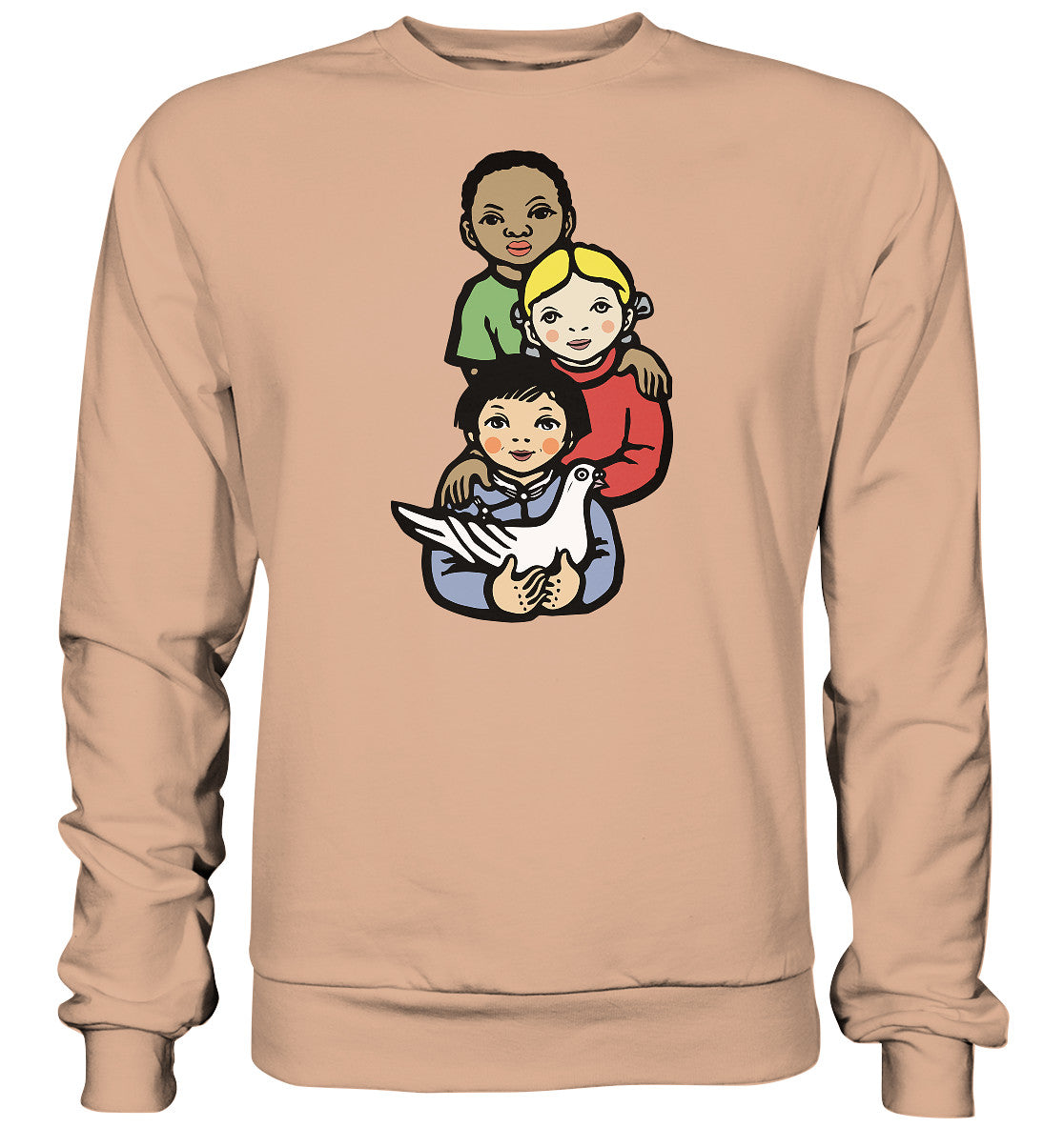 DDR Ostalgie Pullover Unisex • WELTFRIEDEN - WORLD PEACE, LI BING-FAN 1967