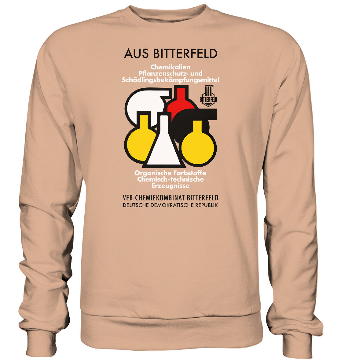 DDR Ostalgie Pullover Unisex • CHEMIKALIEN AUS BITTERFELD