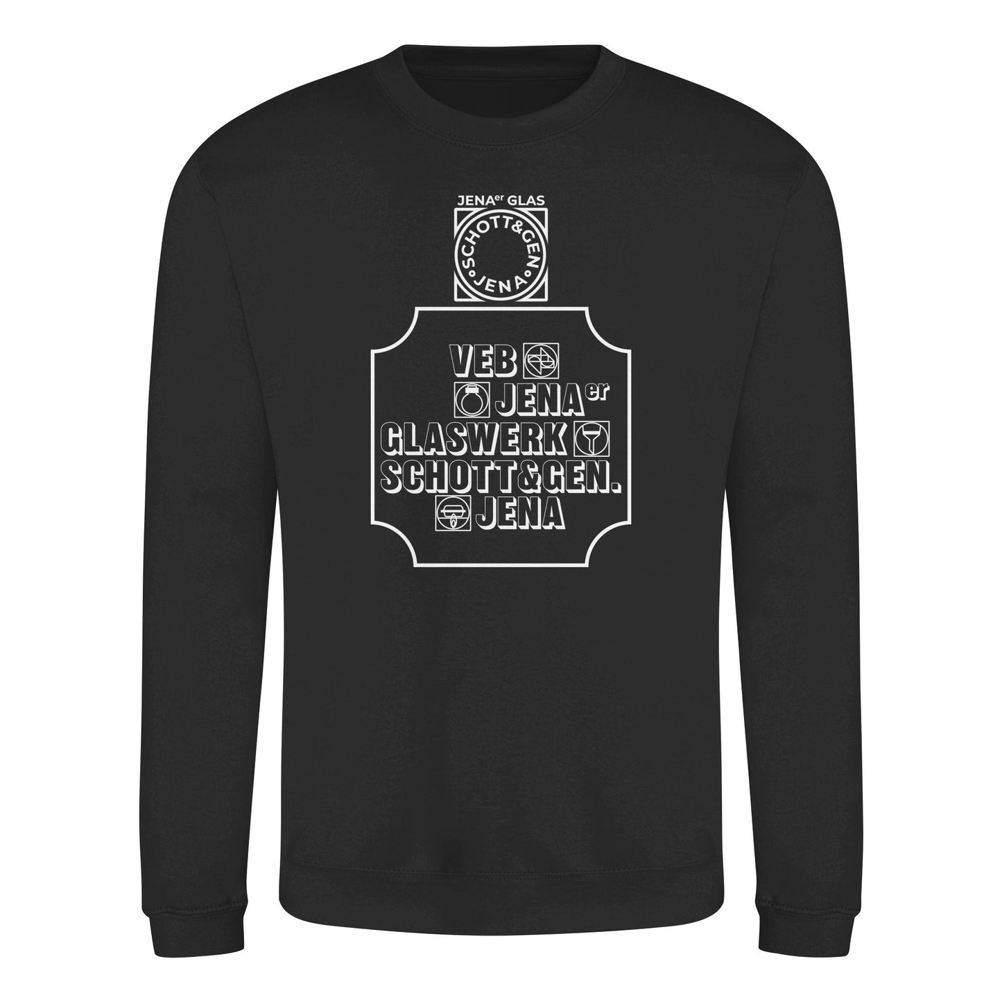 DDR Ostalgie Pullover Unisex • VEB JENAER GLASWERK