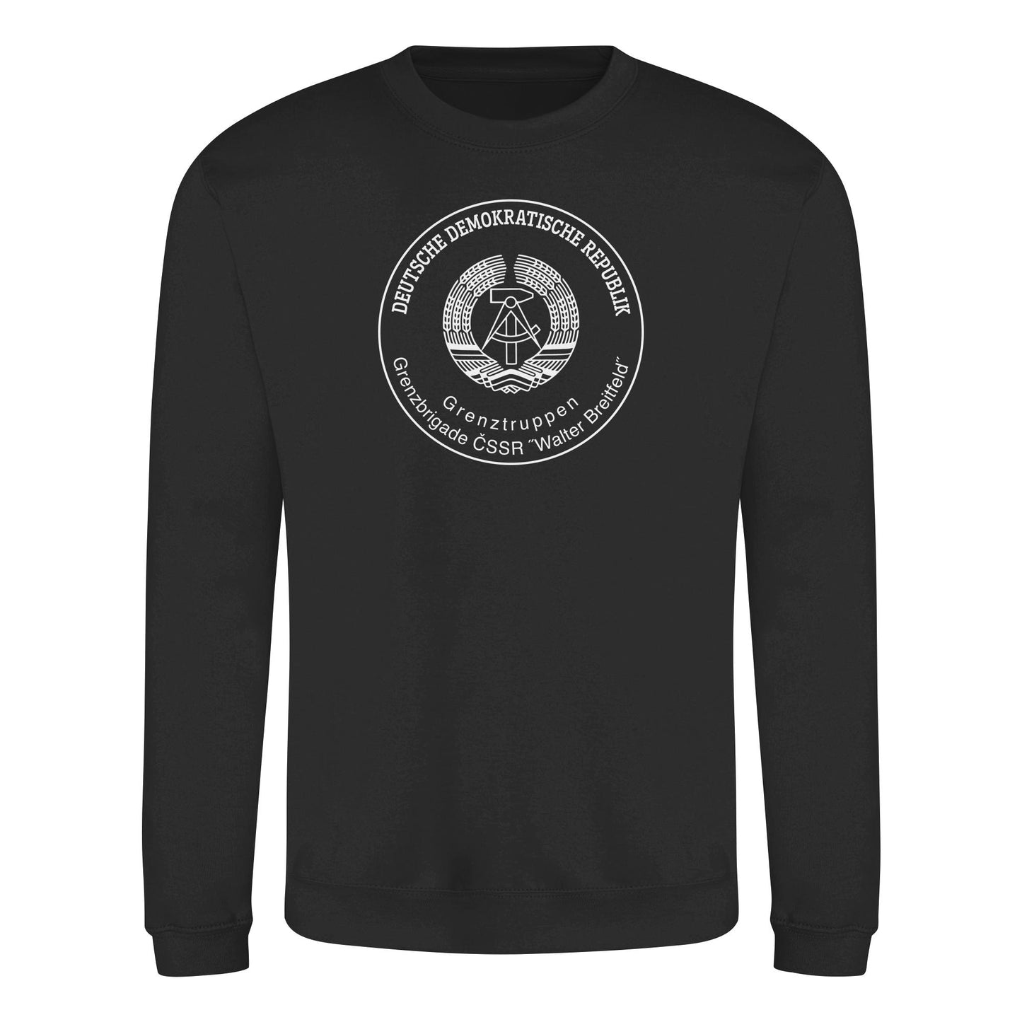 DDR Ostalgie Pullover Unisex • GRENZTRUPPEN DER DDR, BRIGADE WALTER BREITFELD