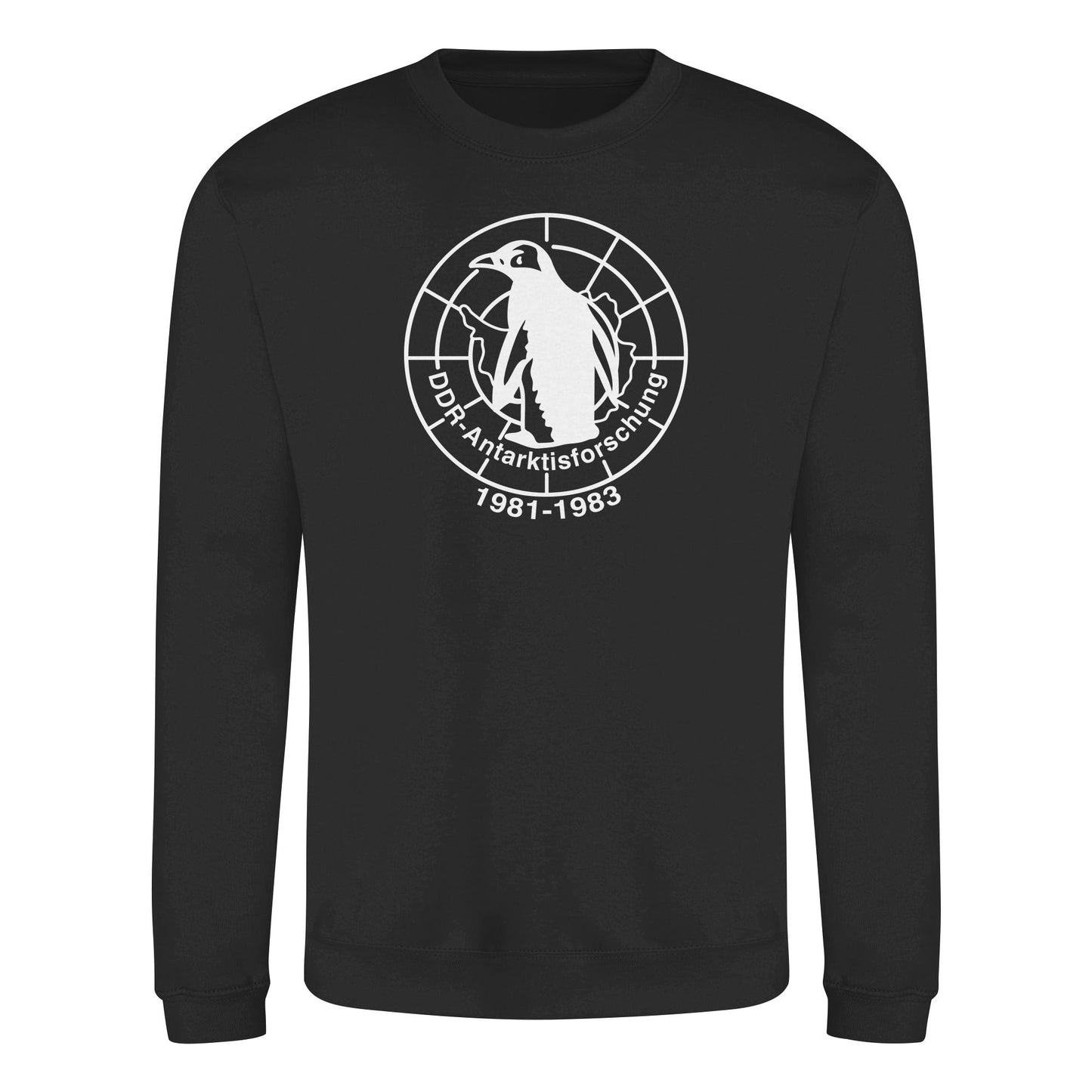 DDR Ostalgie Pullover Unisex • ANTARKTISFORSCHUNG DER DDR - 1981-1983, POSTSTEMPEL