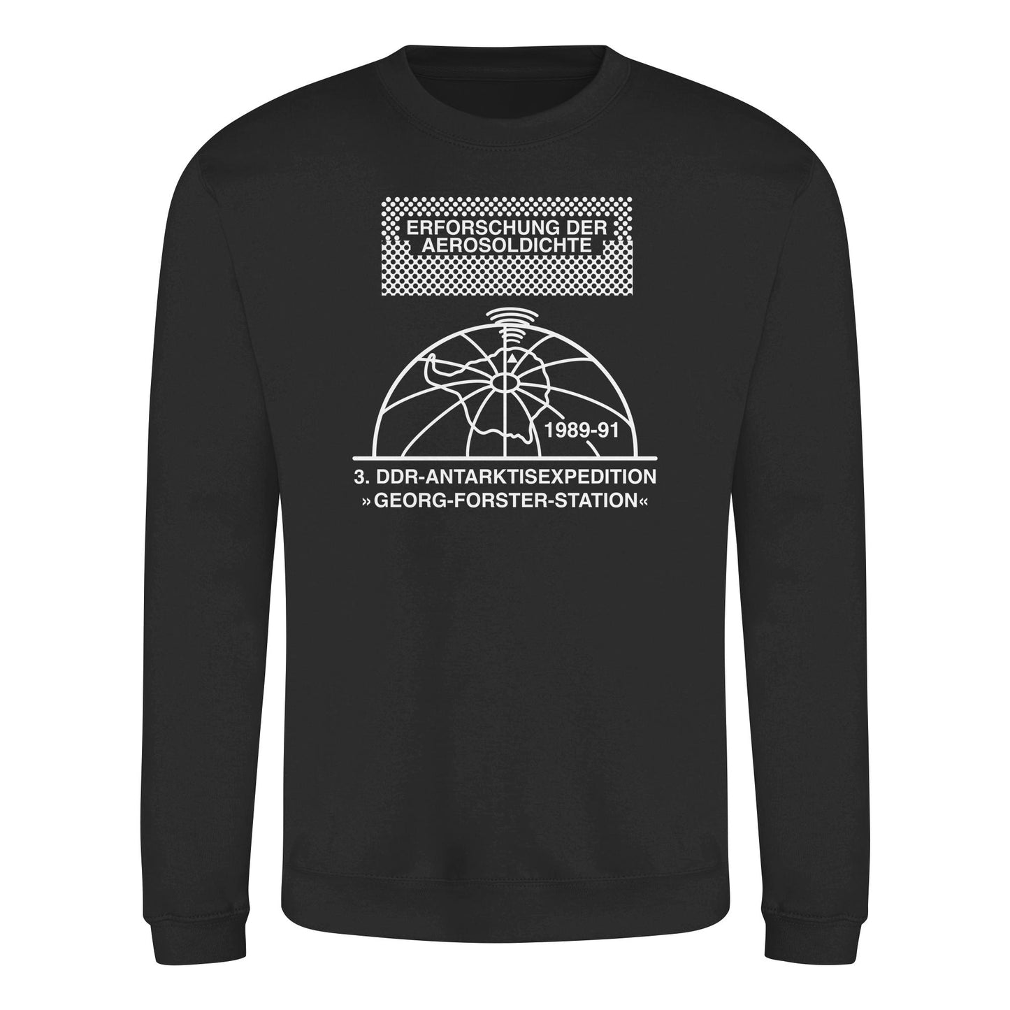 DDR Ostalgie Pullover Unisex • ANTARKTISEXPEDITION, ERFORSCHUNG DER AEROSOLDICHTE