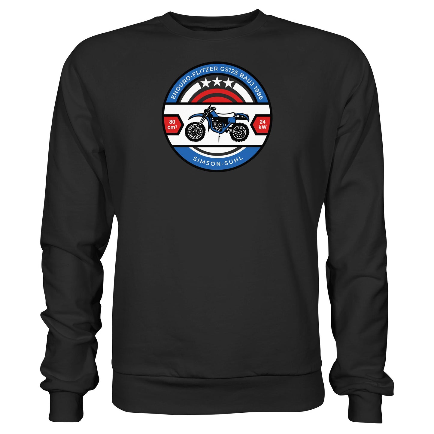 DDR Ostalgie Pullover Unisex • SIMSON ENDURO GS125 - ORIGINAL BIERDECKEL