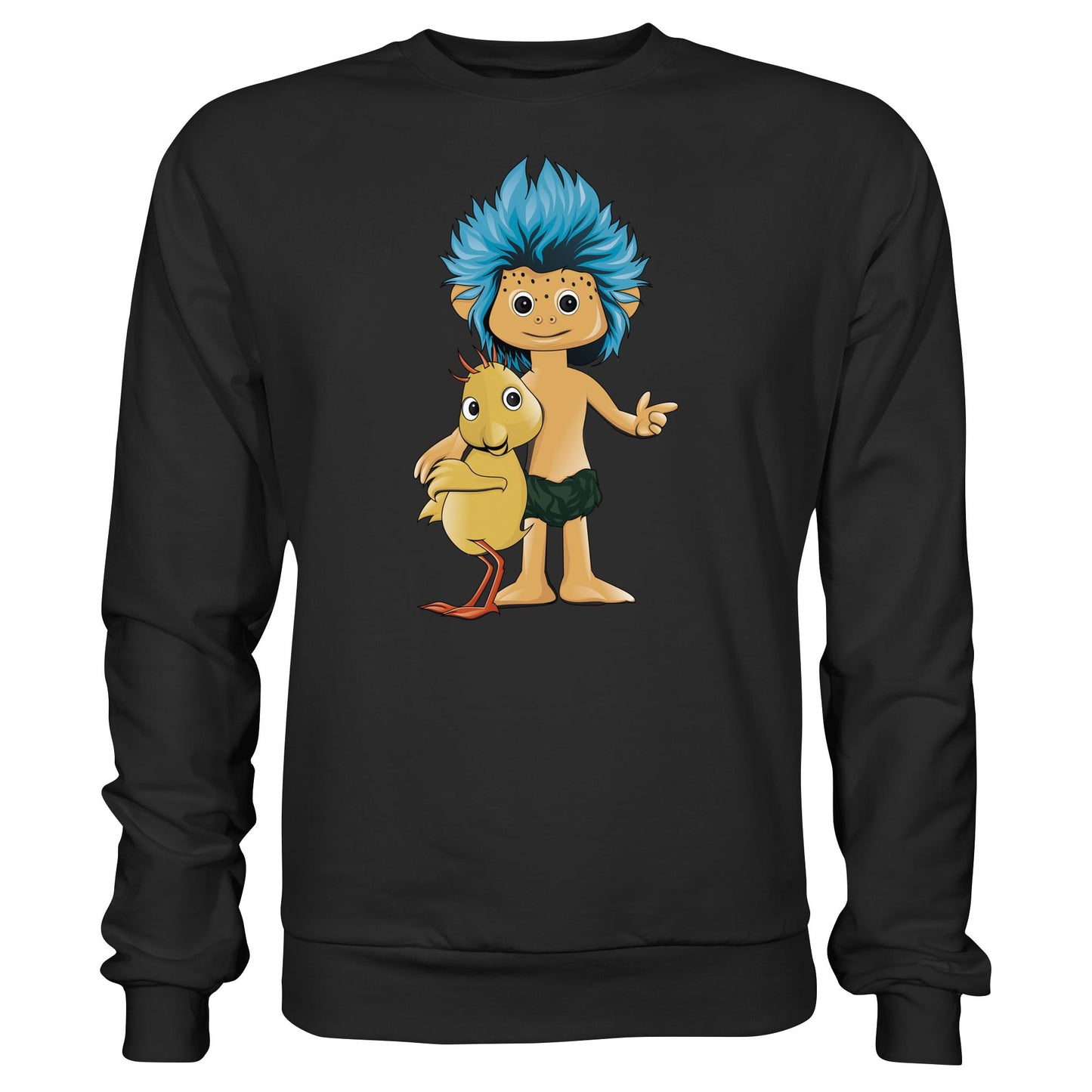 DDR Ostalgie Pullover Unisex • UNSER SANDMÄNNCHEN - PLUMPS & KÜKEN