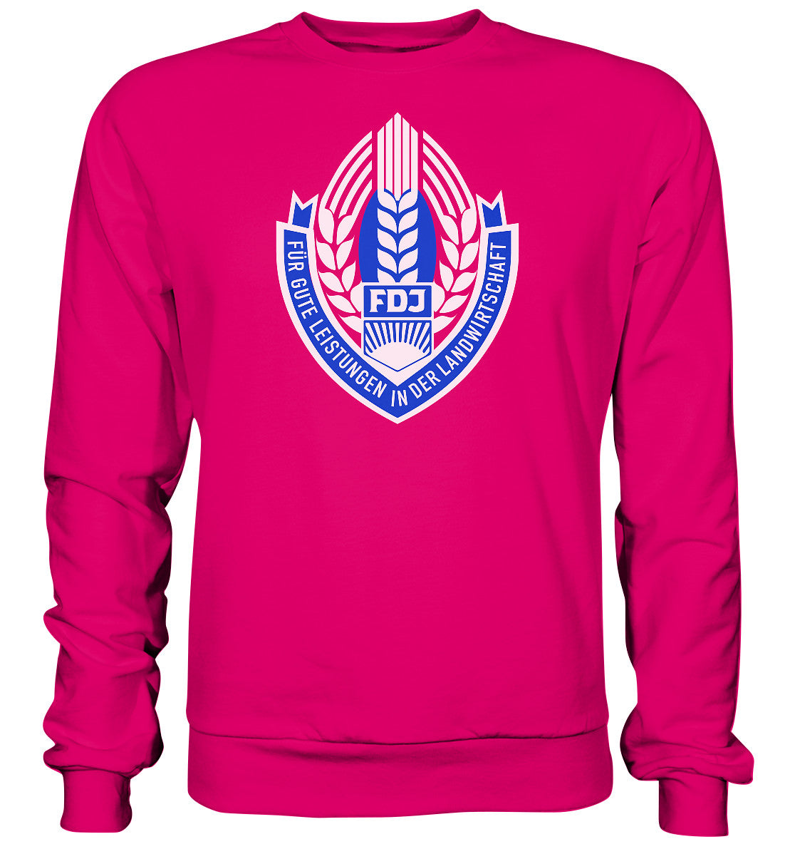 DDR Ostalgie Pullover Unisex • FDJ - FÜR GUTE LEISTUNGEN IN DER LANDWIRTSCHAFT