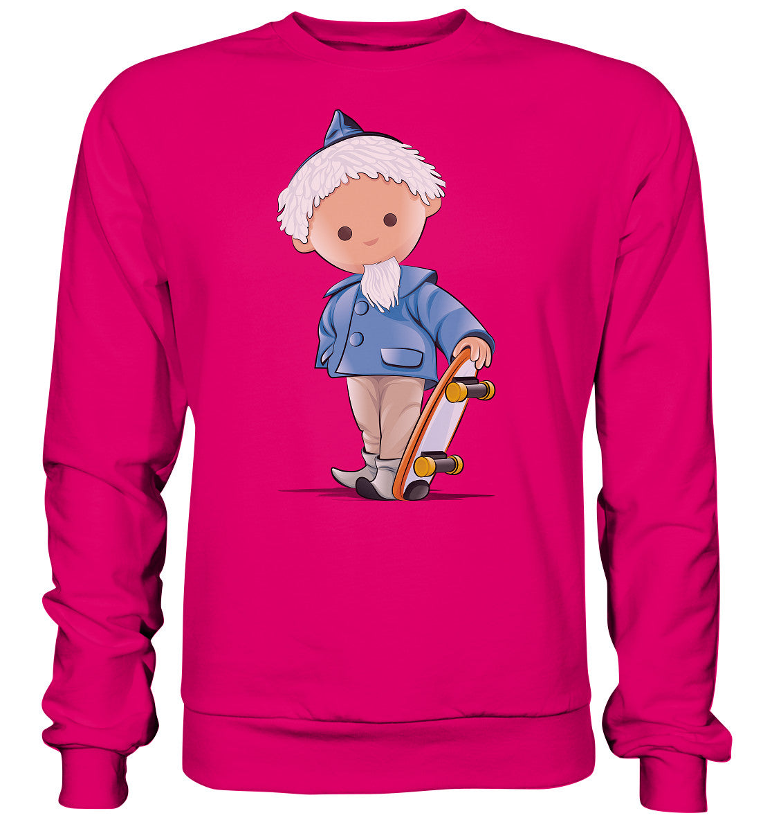 DDR Ostalgie Pullover Unisex • UNSER SANDMÄNNCHEN - ROLLBRETT-SKATER